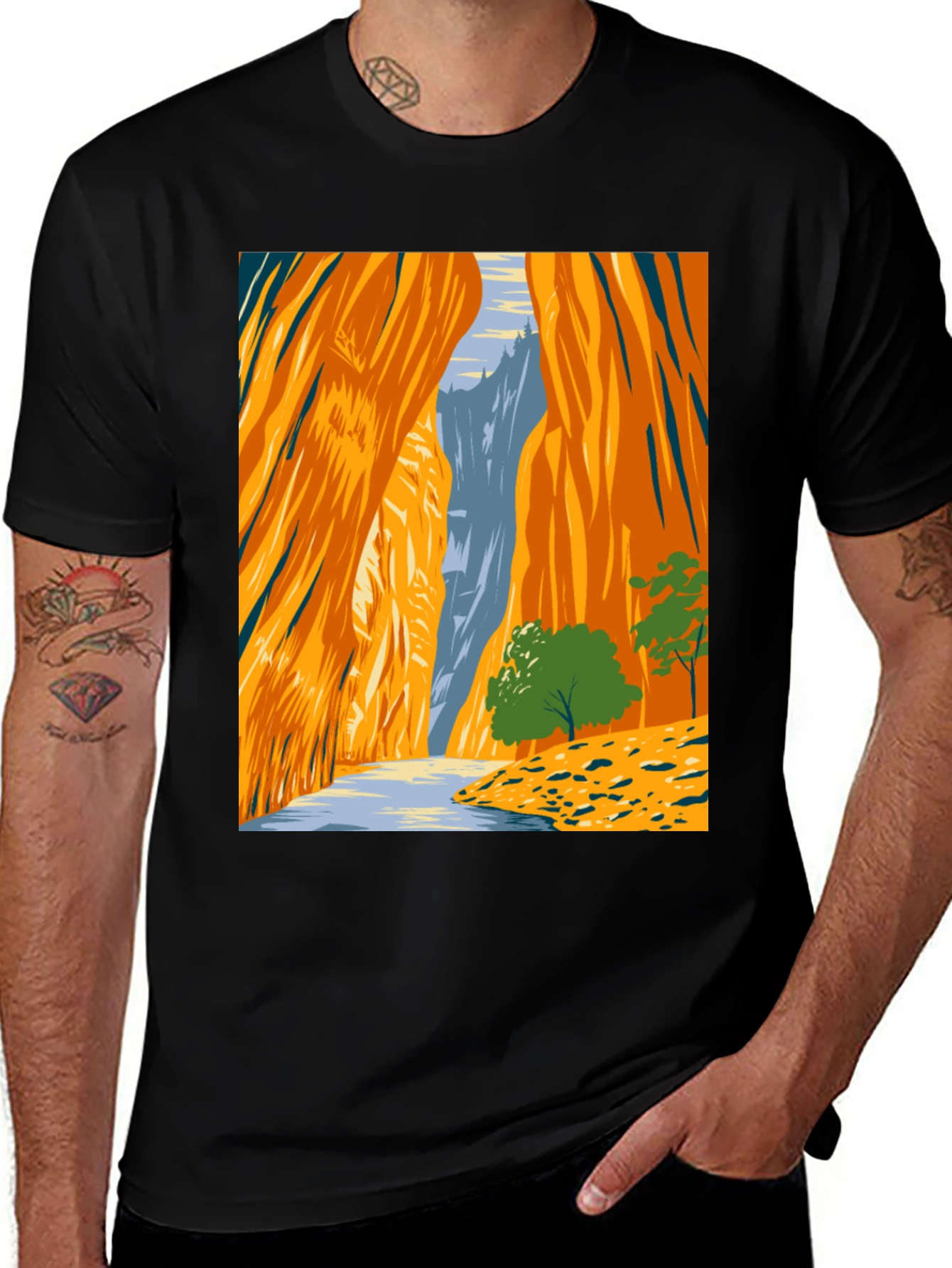 Variant 5 of Canyon Graphic Tee - Adventure Awaits