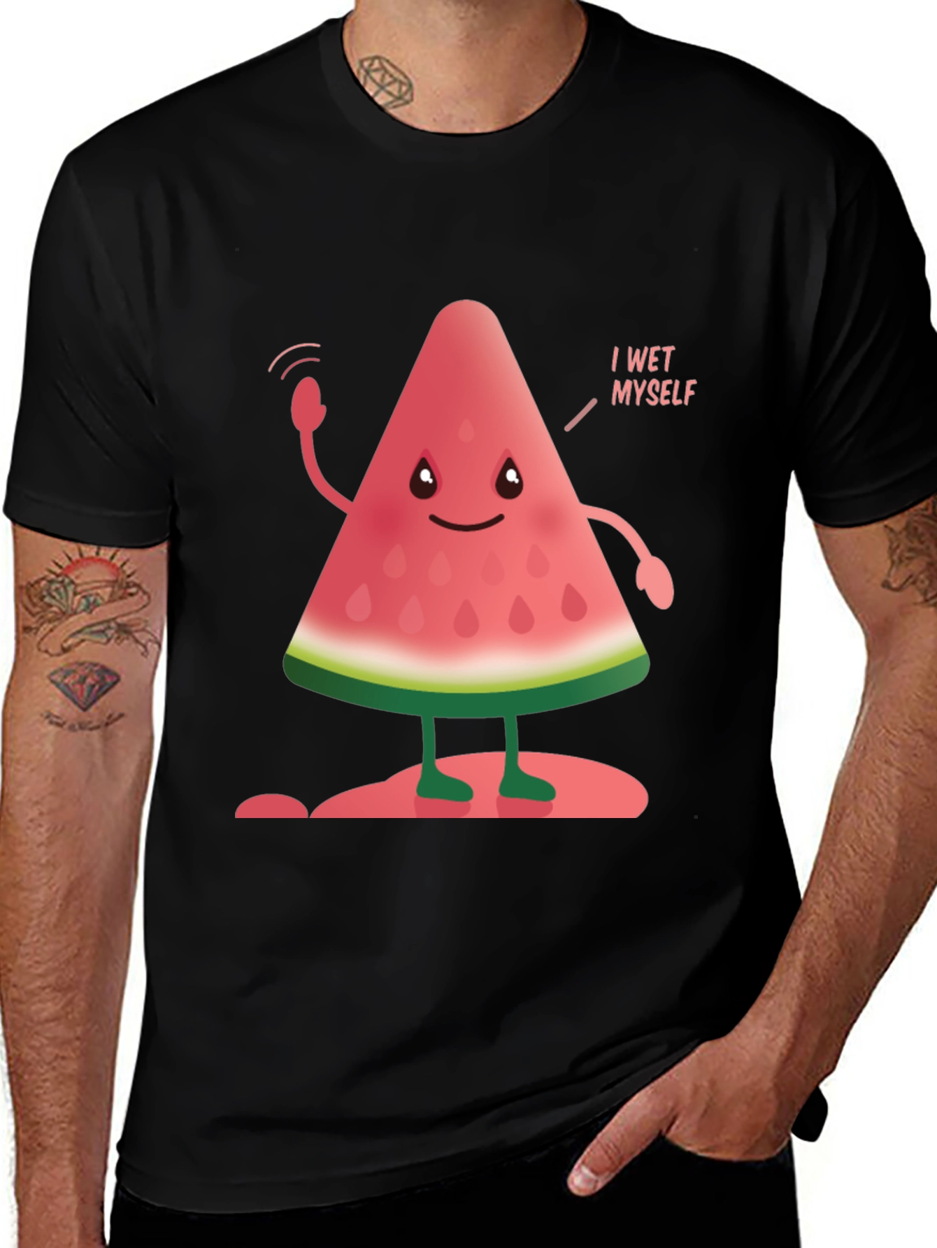 Variant 26 of Funny Watermelon Graphic T-Shirt