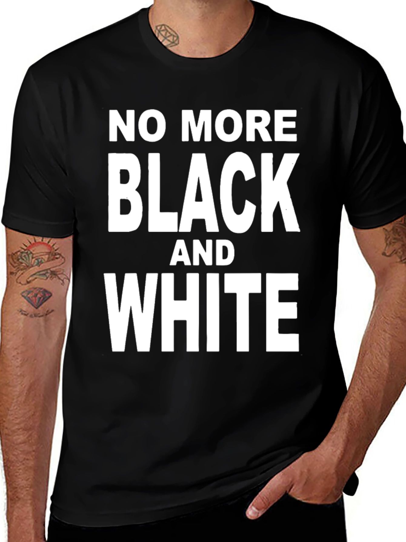 Variant 22 of No More Black and White Graphic Tee
