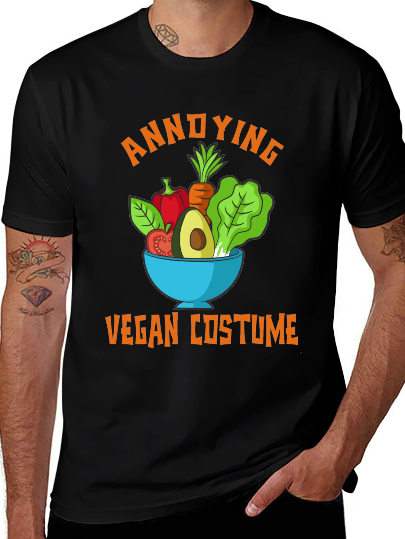 Variant 7 of Annoying Vegan Costume T-Shirt
