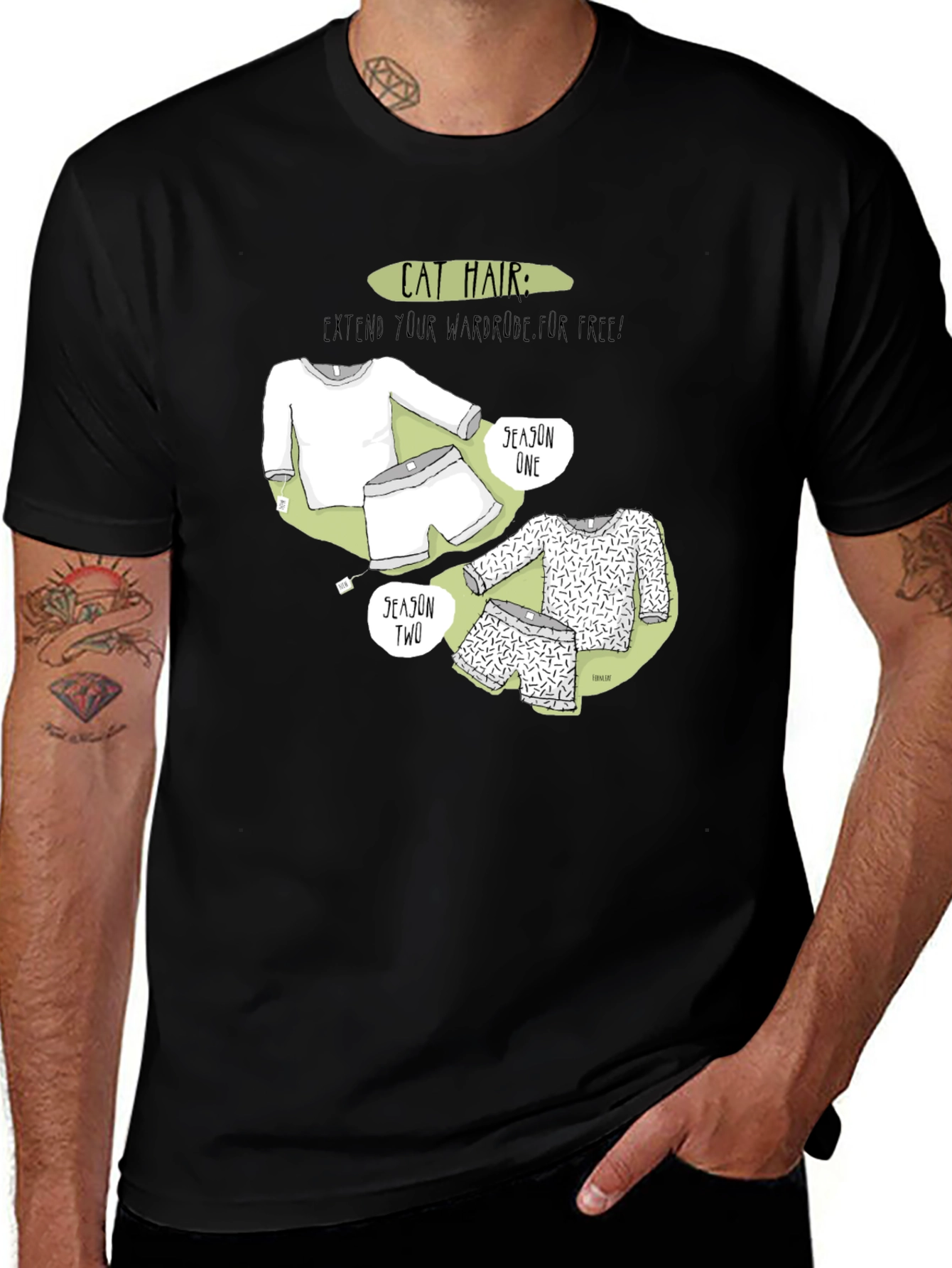 Variant 29 of Cat Hair Wardrobe T-Shirt