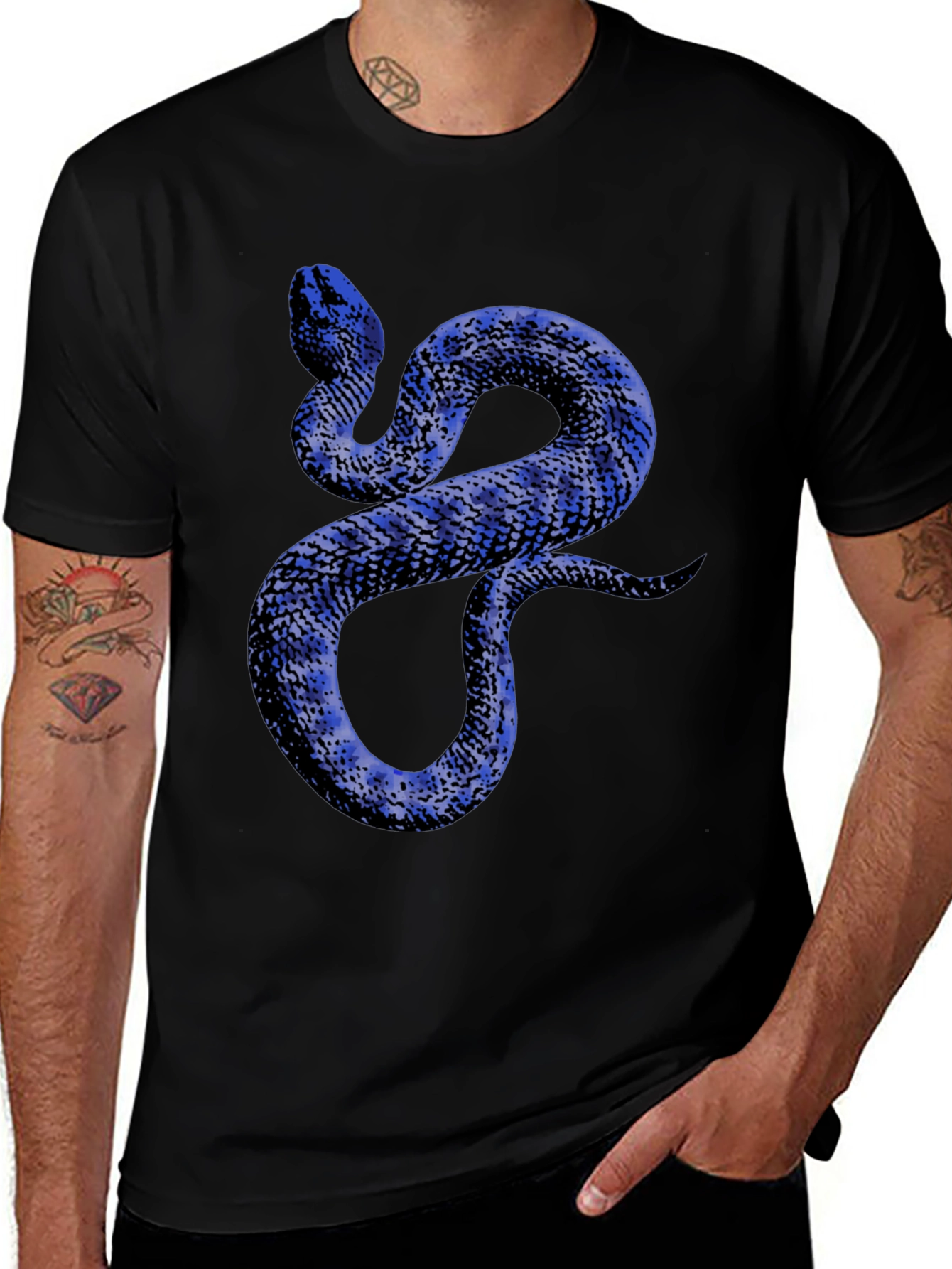 Variant 29 of Snake Graphic T-Shirt - Cool Reptile Design