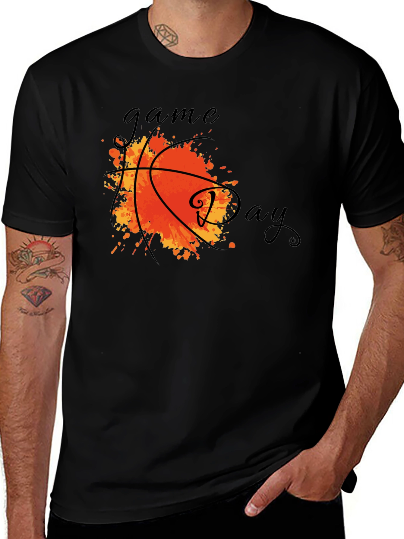 Variant 11 of Game Day Basketball Graphic Tee - Stylish & Comfortable