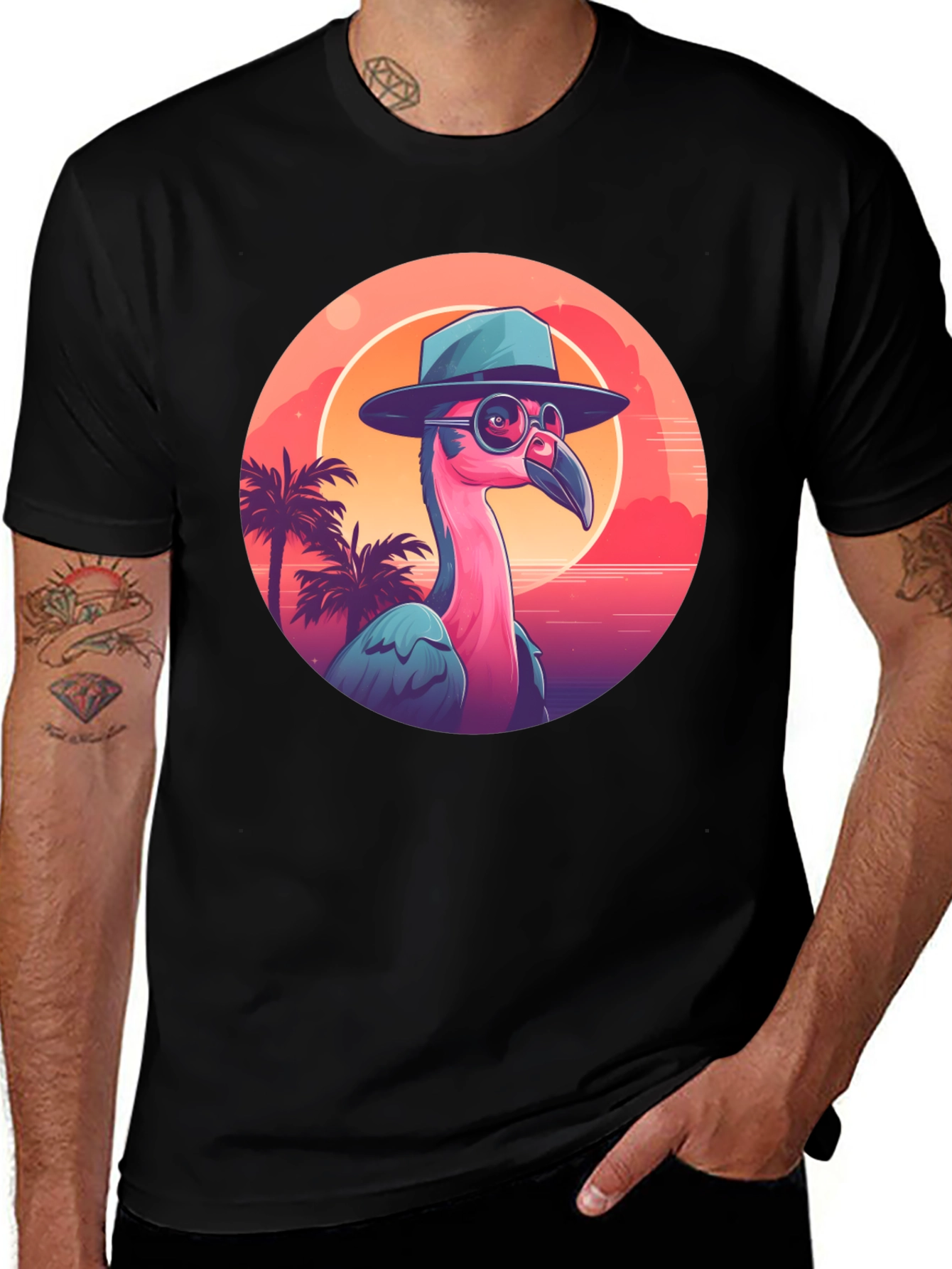 Variant 21 of Cool Flamingo T-Shirt