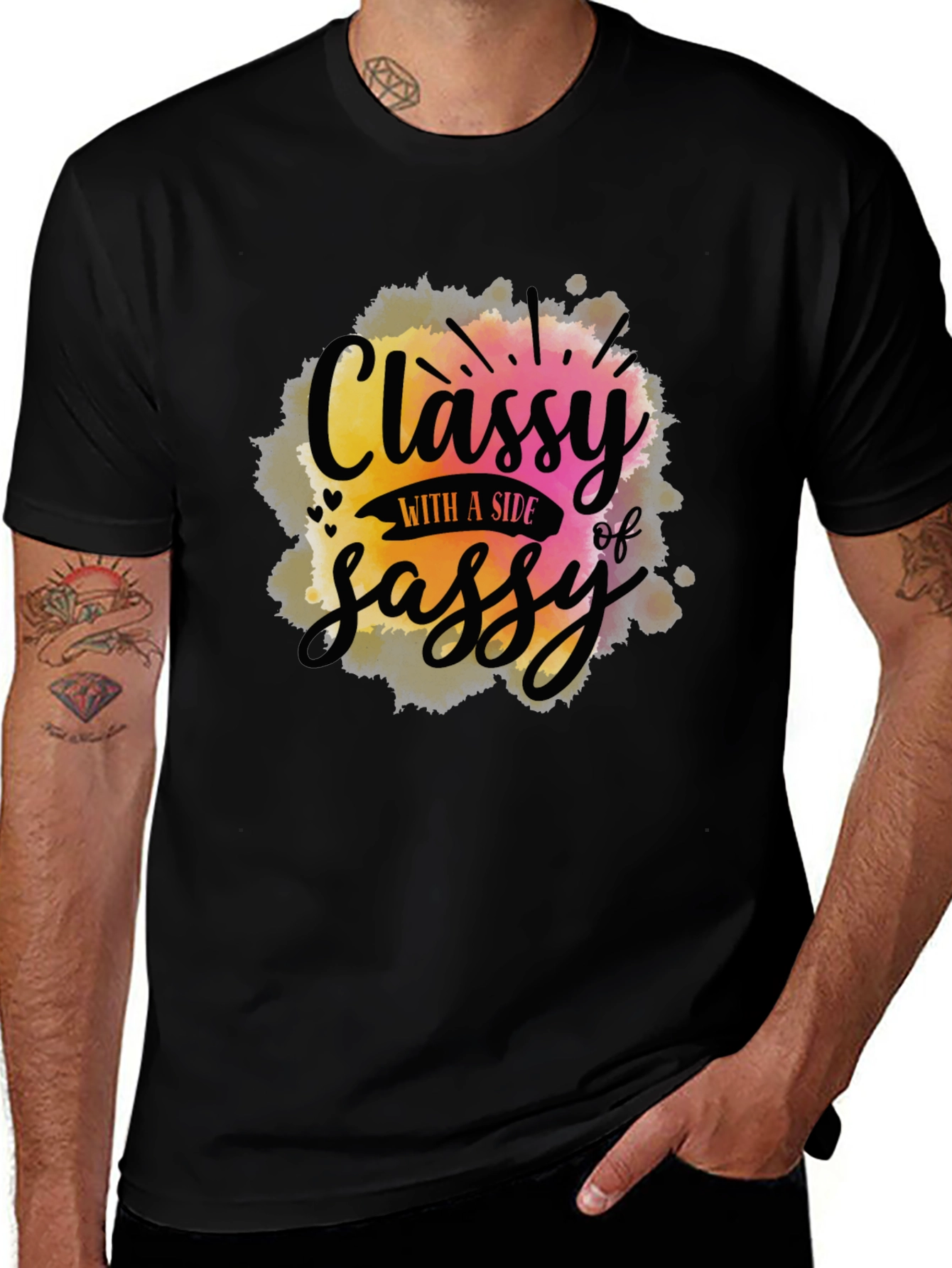 Variant 25 of Classy With A Side of Sassy Graphic Tee