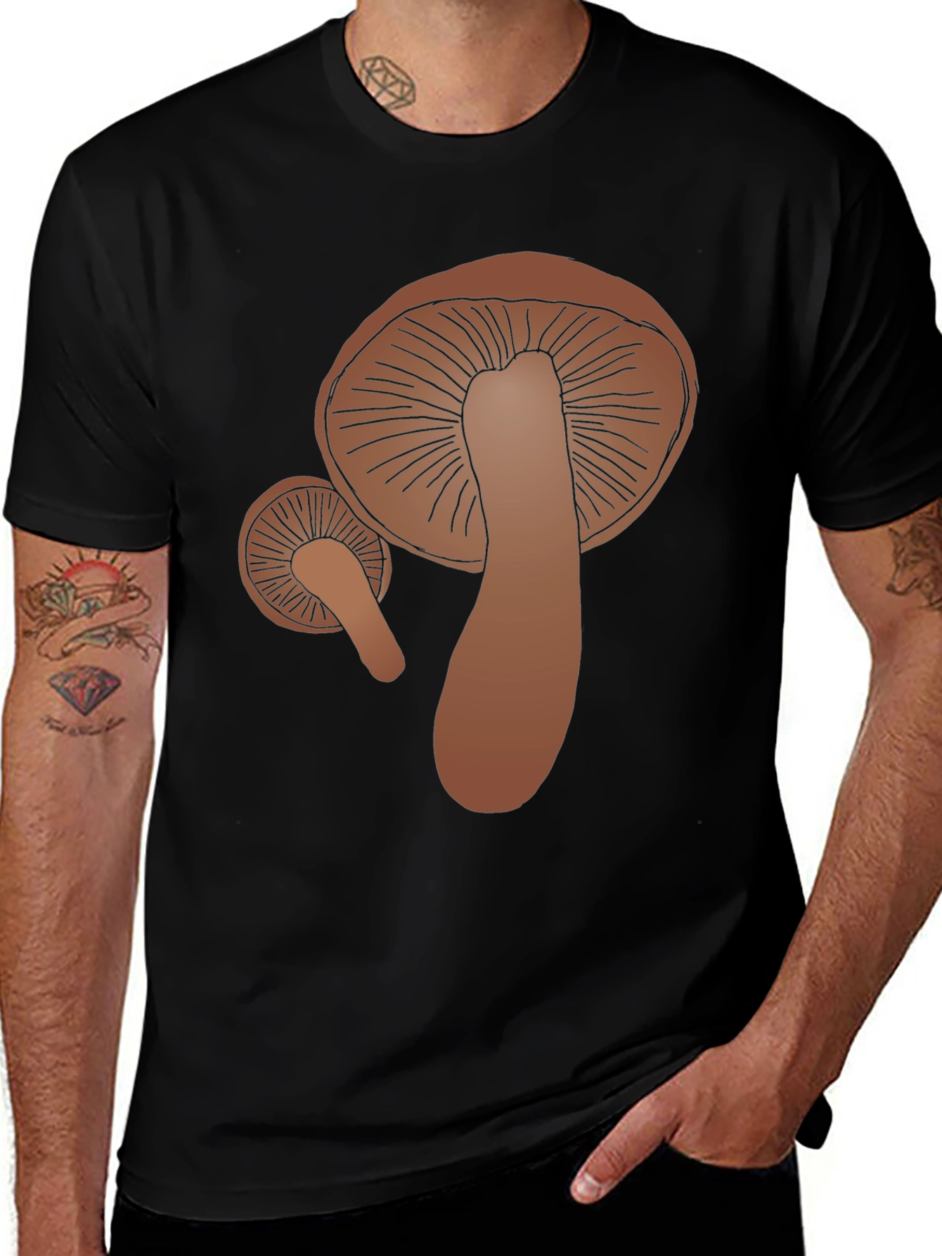 Variant 15 of Mushroom Graphic Tee - Funky Fungi Fashion