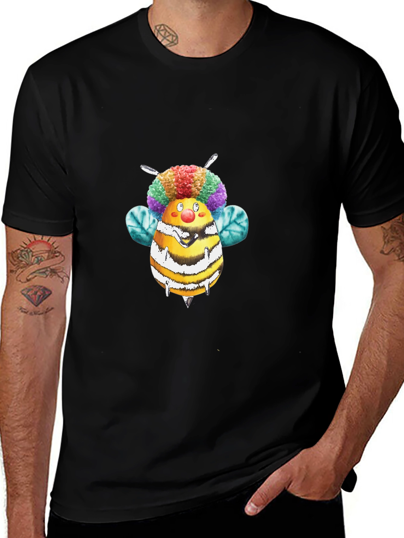 Variant 7 of Clown Bee Graphic Tee