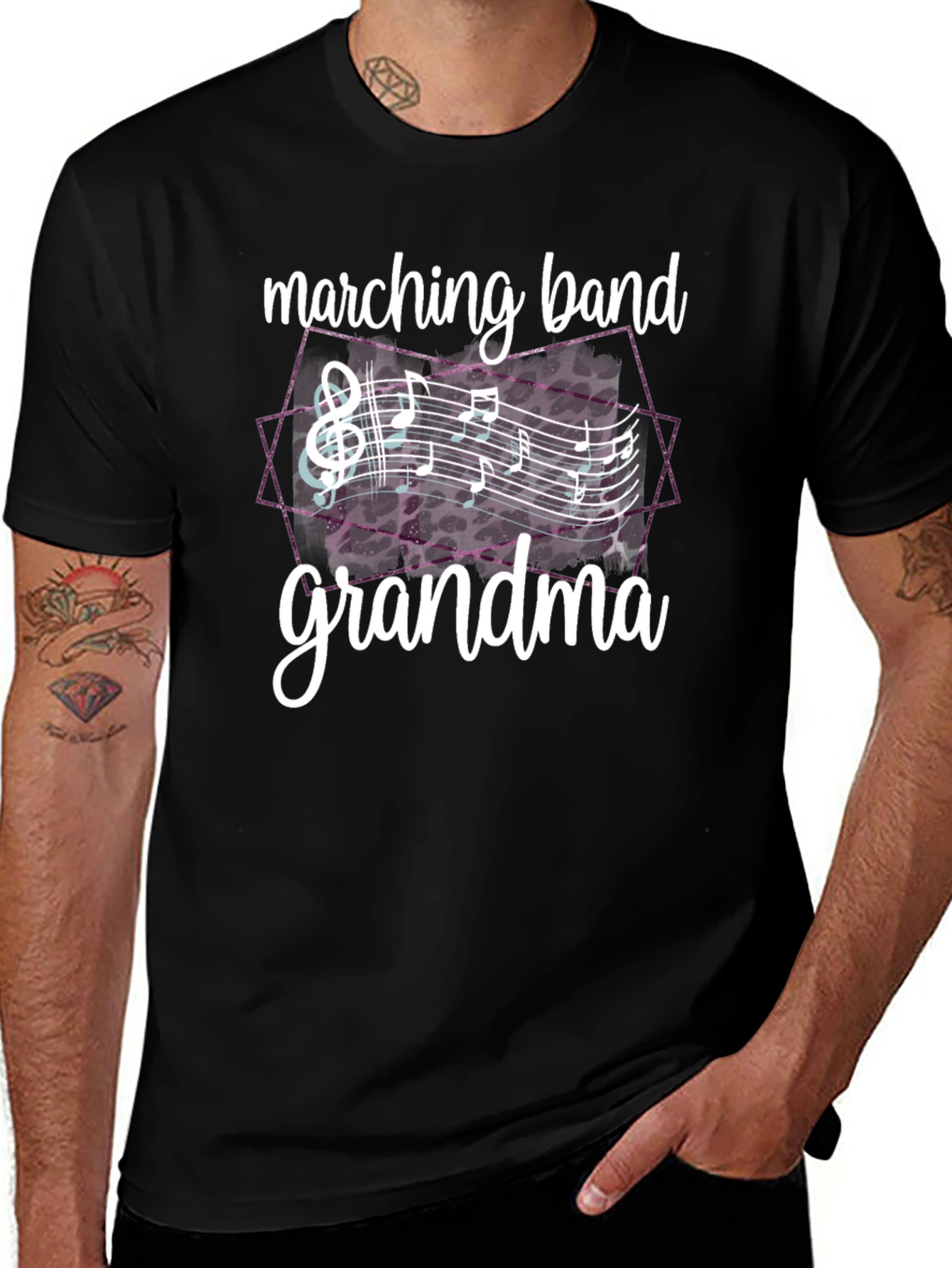 Variant 14 of Marching Band Grandma T-Shirt