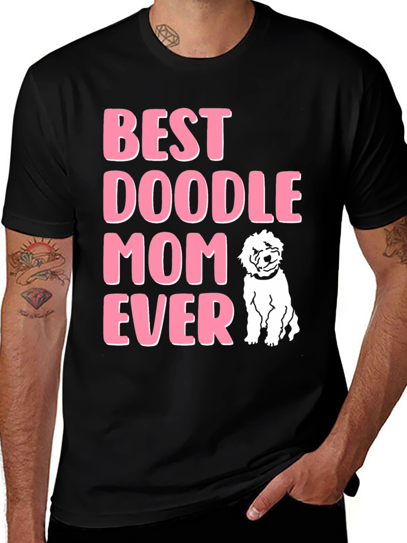 Variant 20 of Best Doodle Mom Ever Graphic T-Shirt