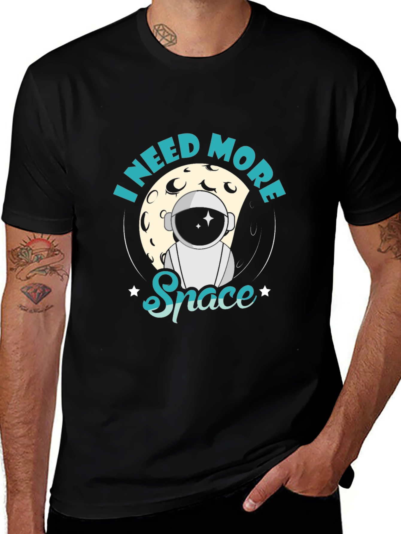 I Need More Space T-Shirt - Astronaut Design