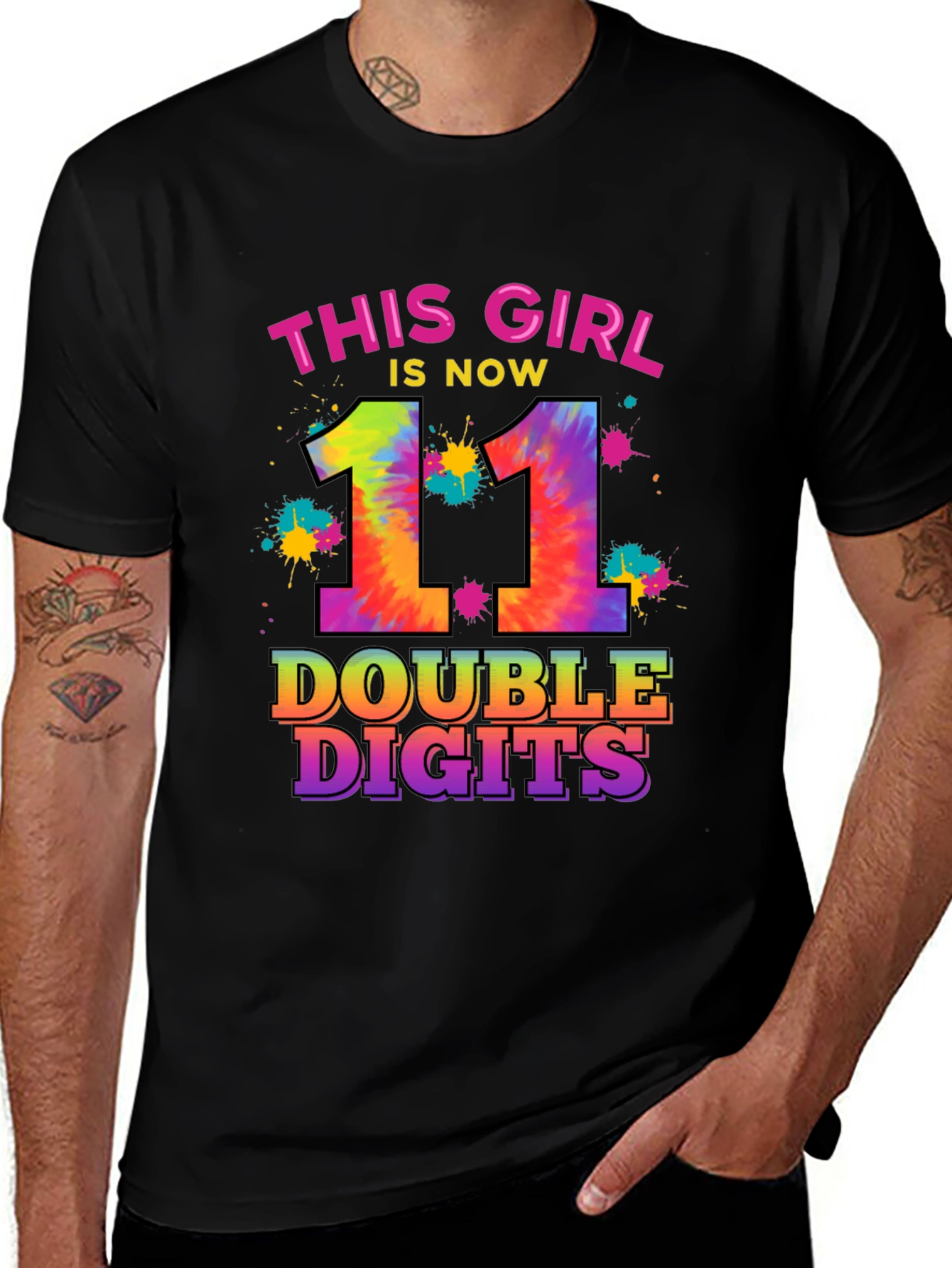 This Girl Is Now 11 Double Digits T-Shirt