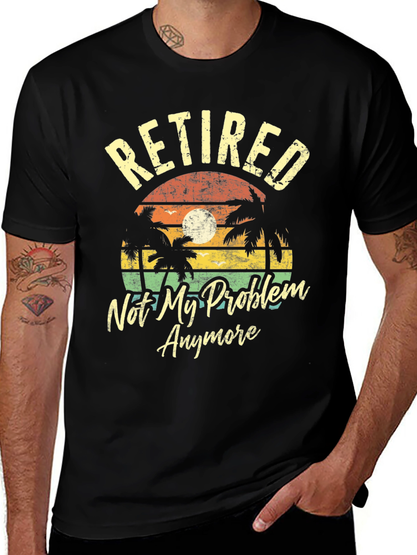 Variant 23 of Retired Not My Problem Anymore T-Shirt