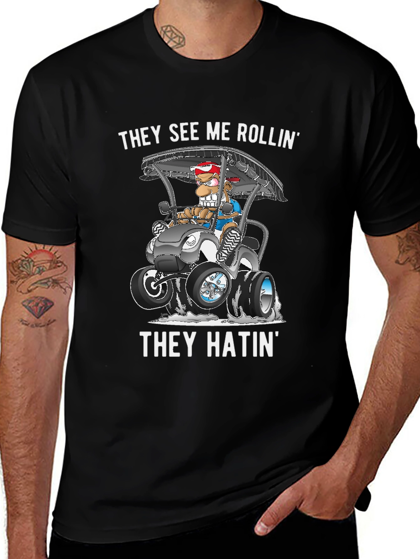Variant 27 of They See Me Rollin' Funny T-Shirt