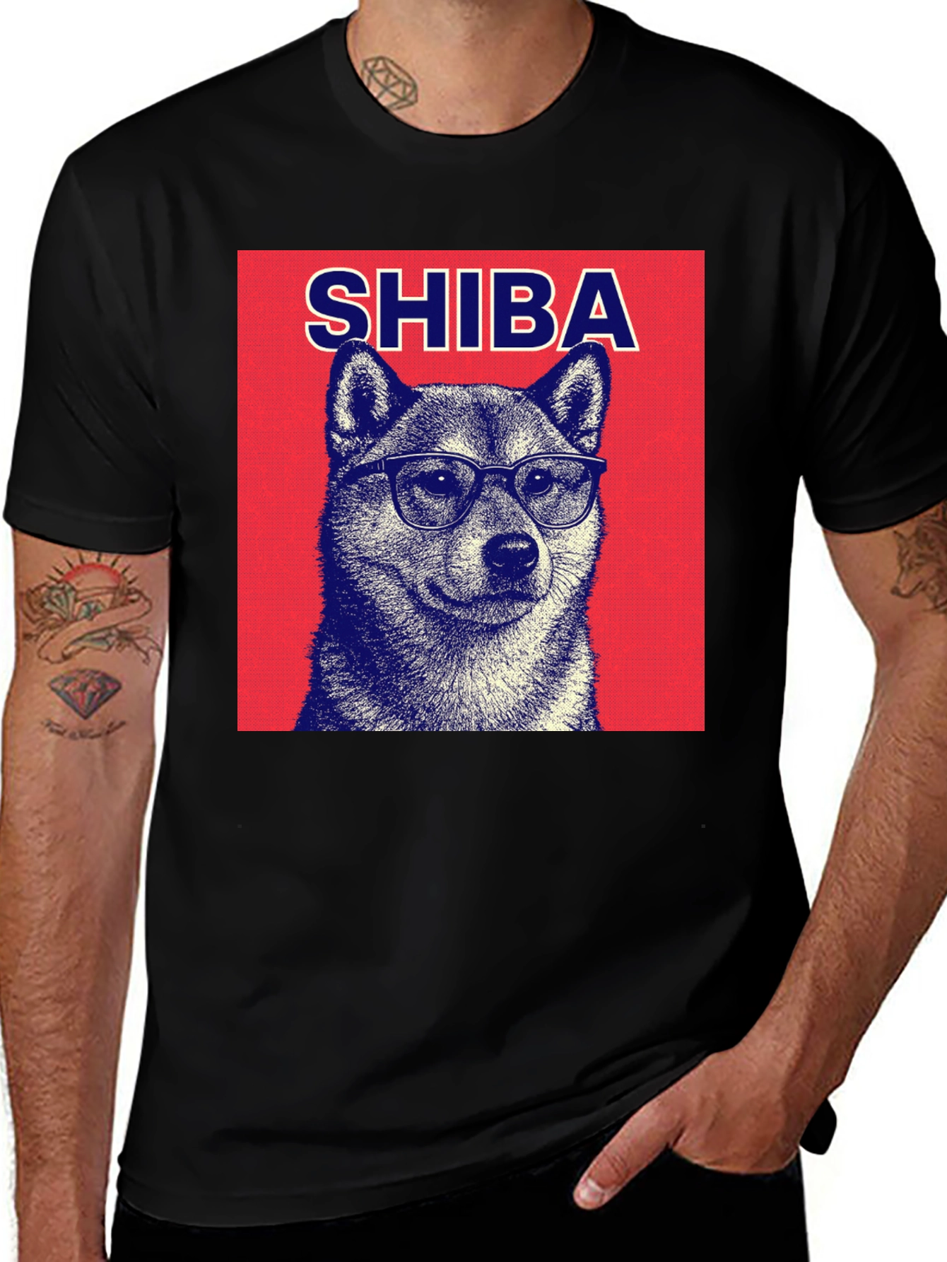 Shiba Dog Graphic T-Shirt