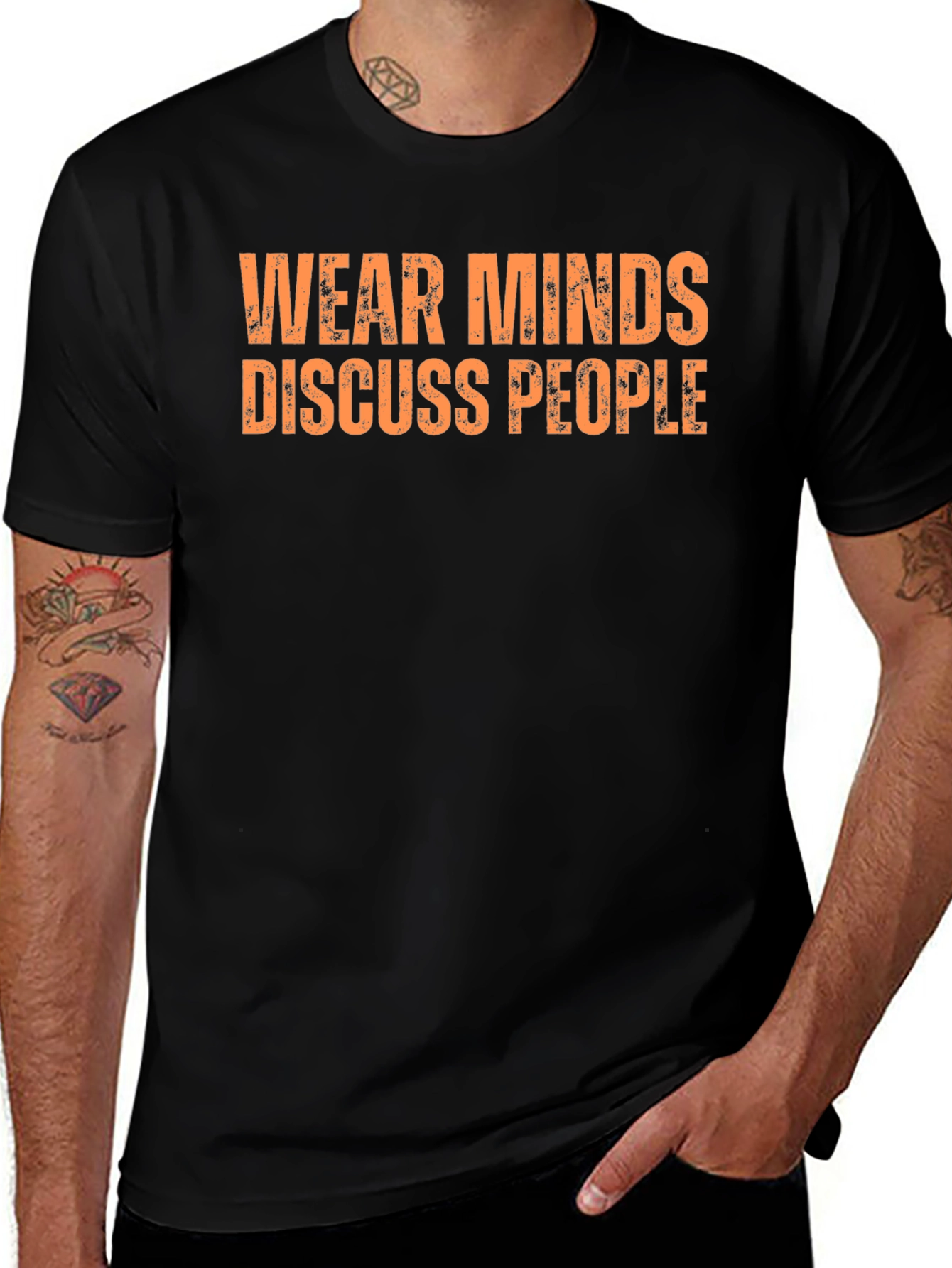 Variant 29 of Wear Minds Discuss People Graphic Tee