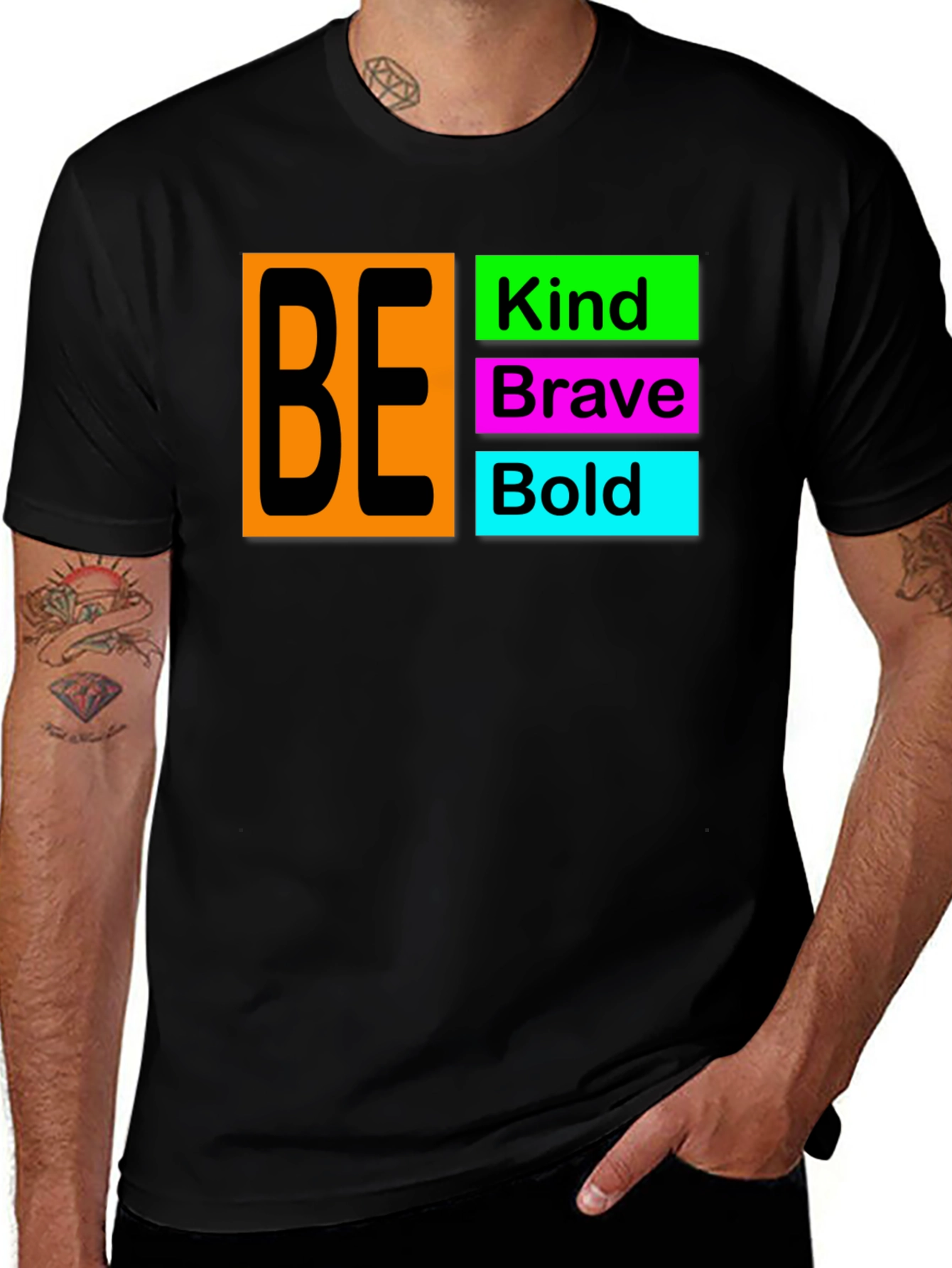 Variant 16 of Be Kind Brave Bold T-Shirt