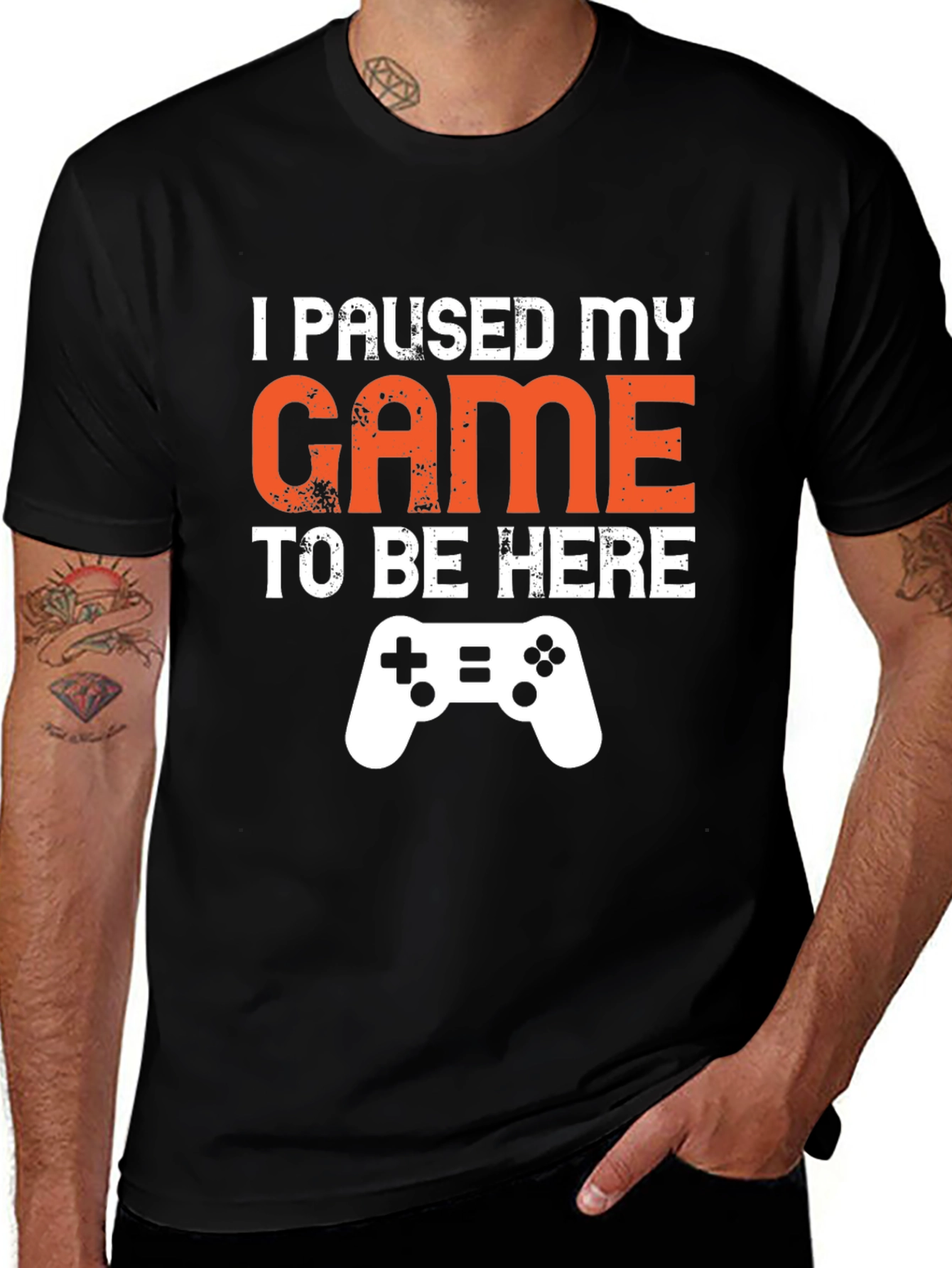 Variant 7 of I Paused My Game to Be Here Graphic Tee