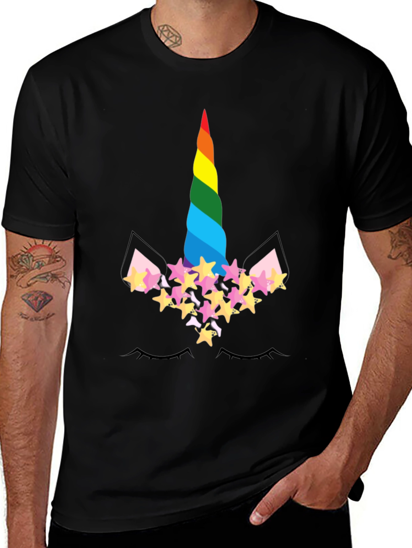 Variant 23 of Unicorn Rainbow T-Shirt