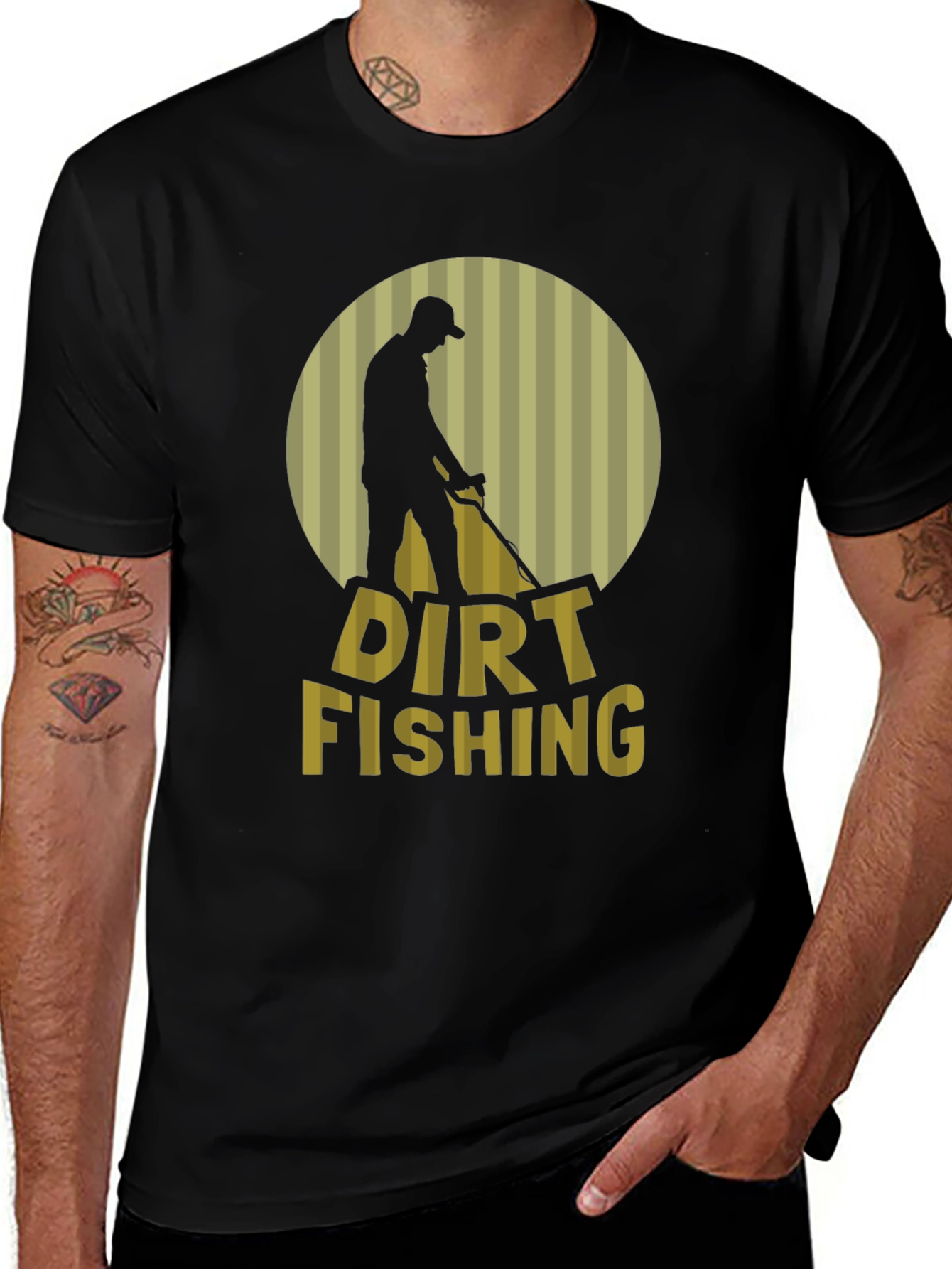 Variant 30 of Dirt Fishing T-Shirt - Metal Detecting Hobby Tee