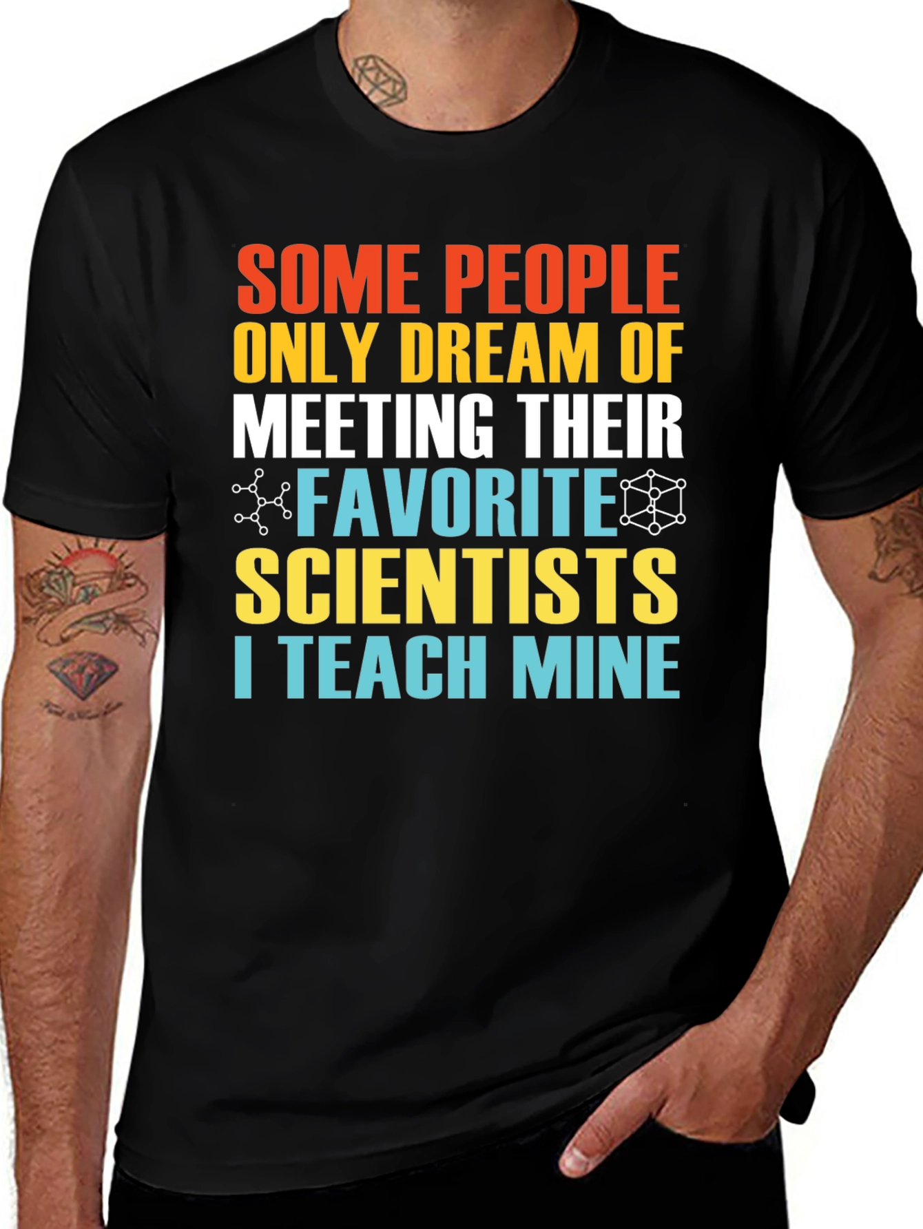 Variant 14 of Scientist Teacher T-Shirt