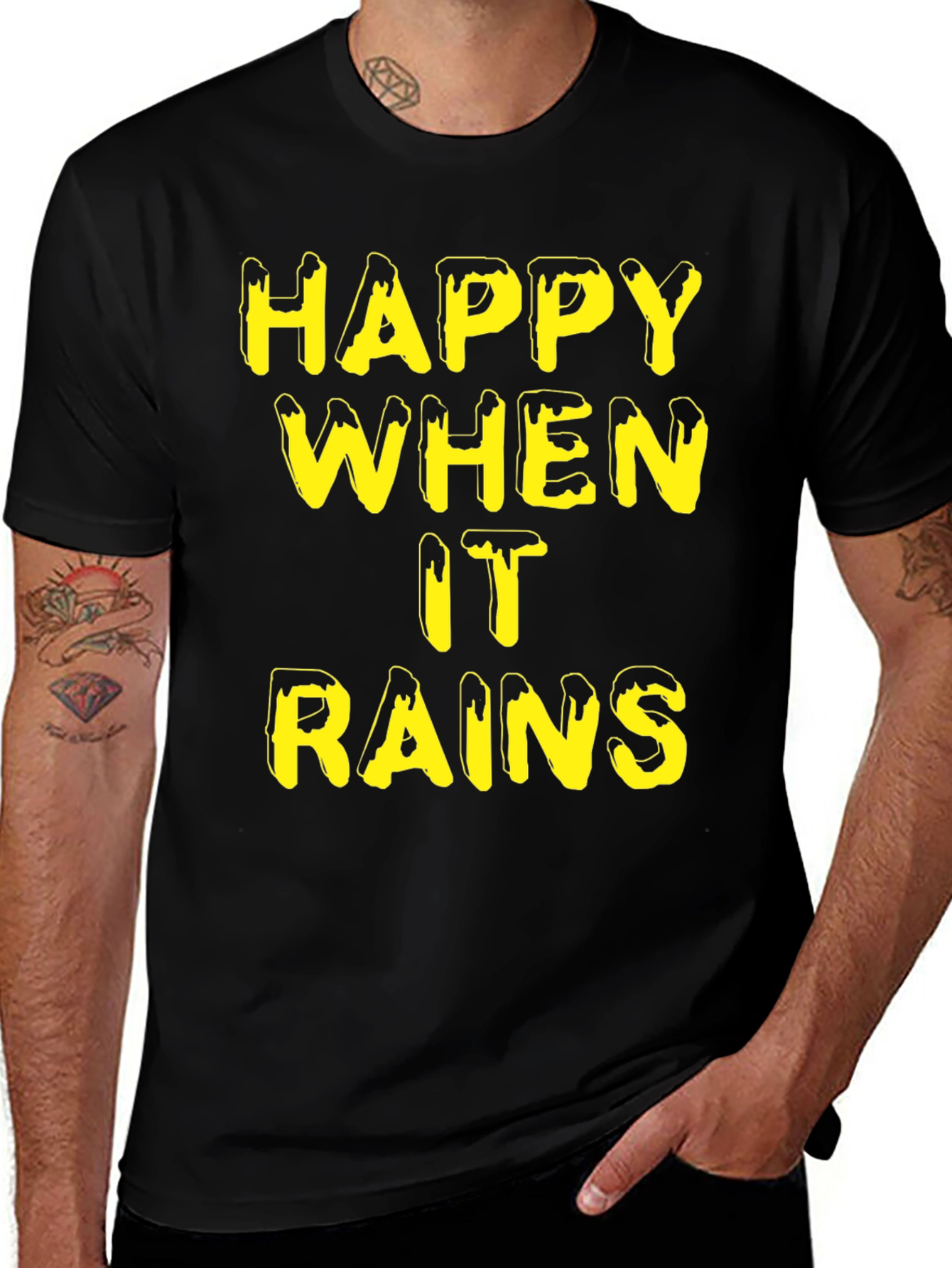 Variant 24 of Happy When It Rains Graphic T-Shirt