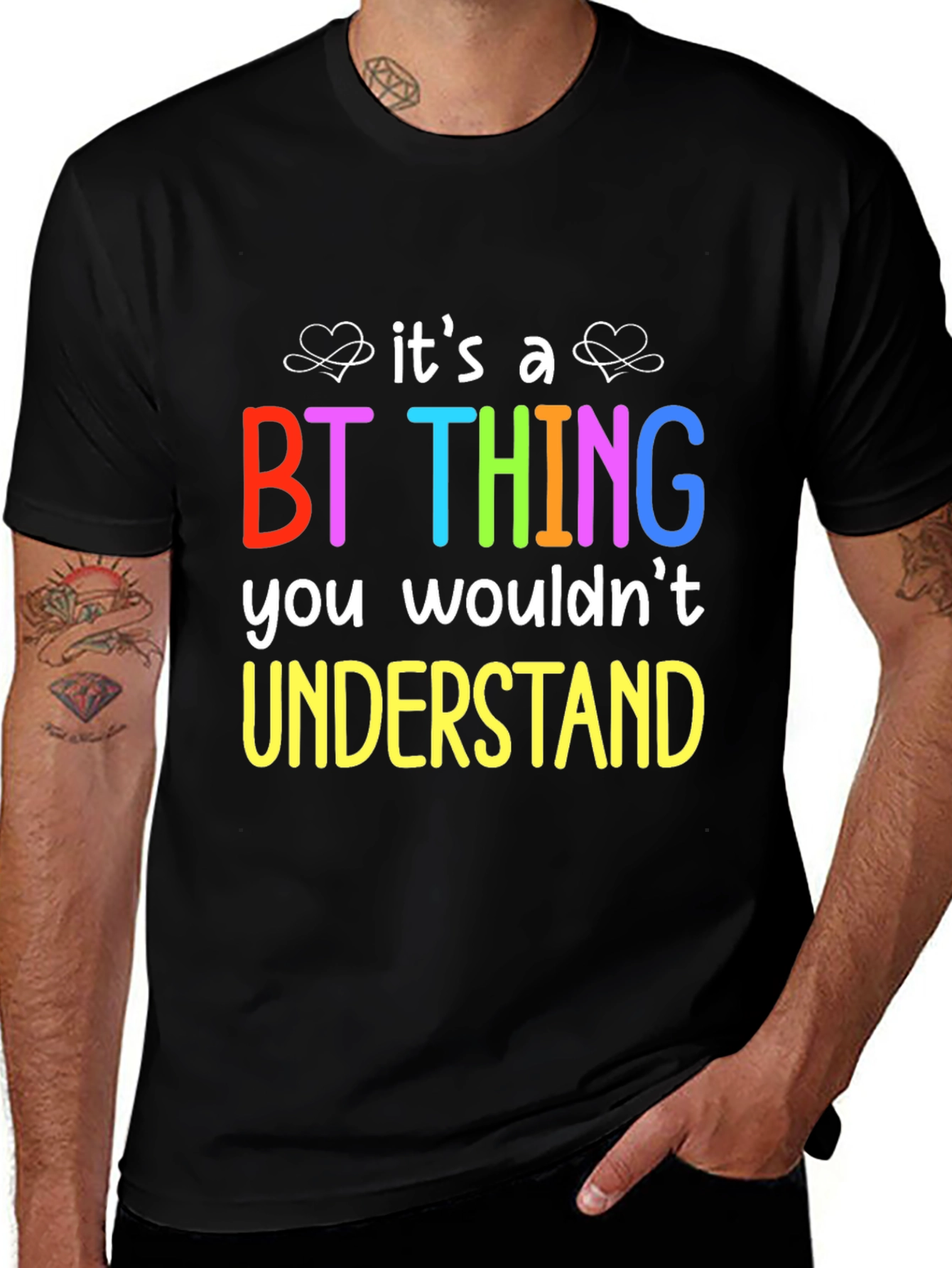 Variant 5 of It's a BT Thing T-Shirt Colorful Graphic Tee