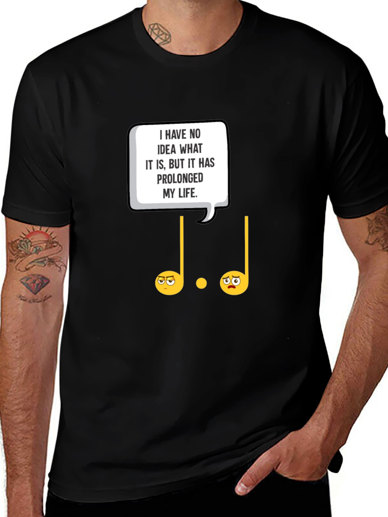 Variant 6 of Prolonged Life Music Note T-Shirt
