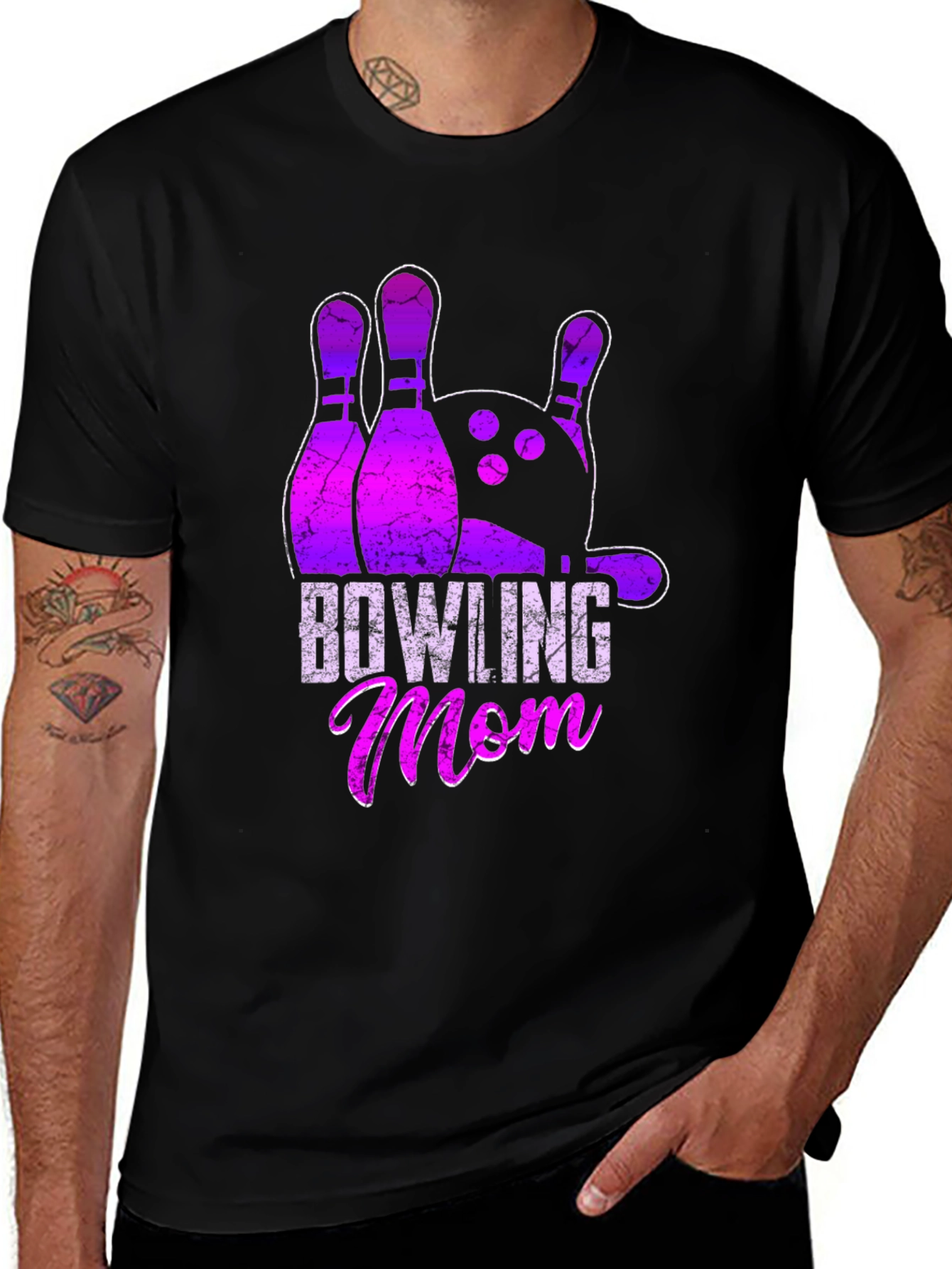 Variant 14 of Bowling Mom Graphic T-Shirt