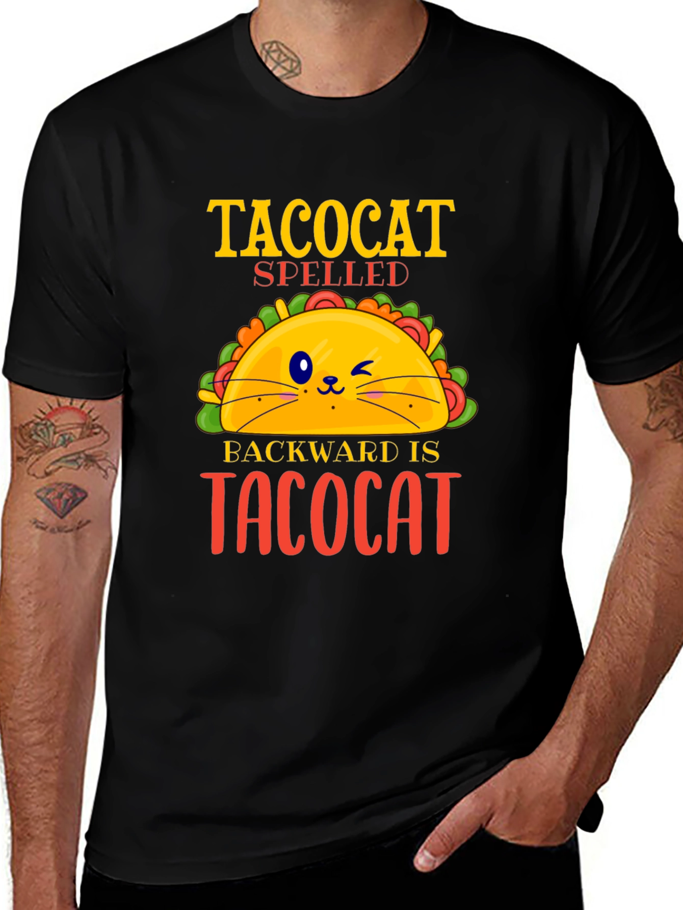 Taco Cat Funny T-Shirt