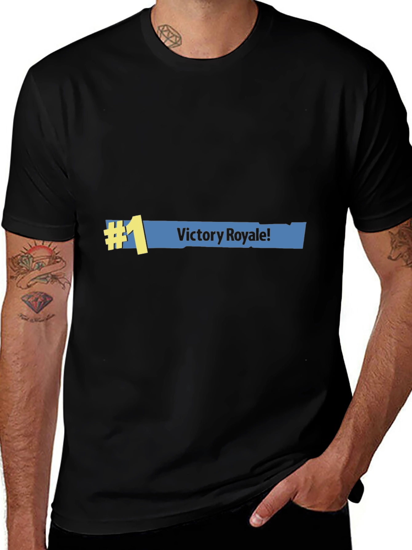 Variant 29 of Victory Royale Black T-Shirt - Gamer Apparel