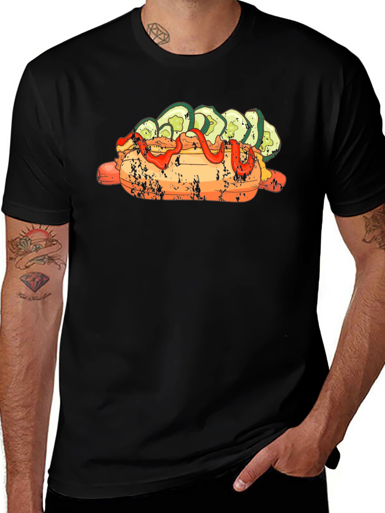 Variant 13 of Hot Dog Graphic T-Shirt
