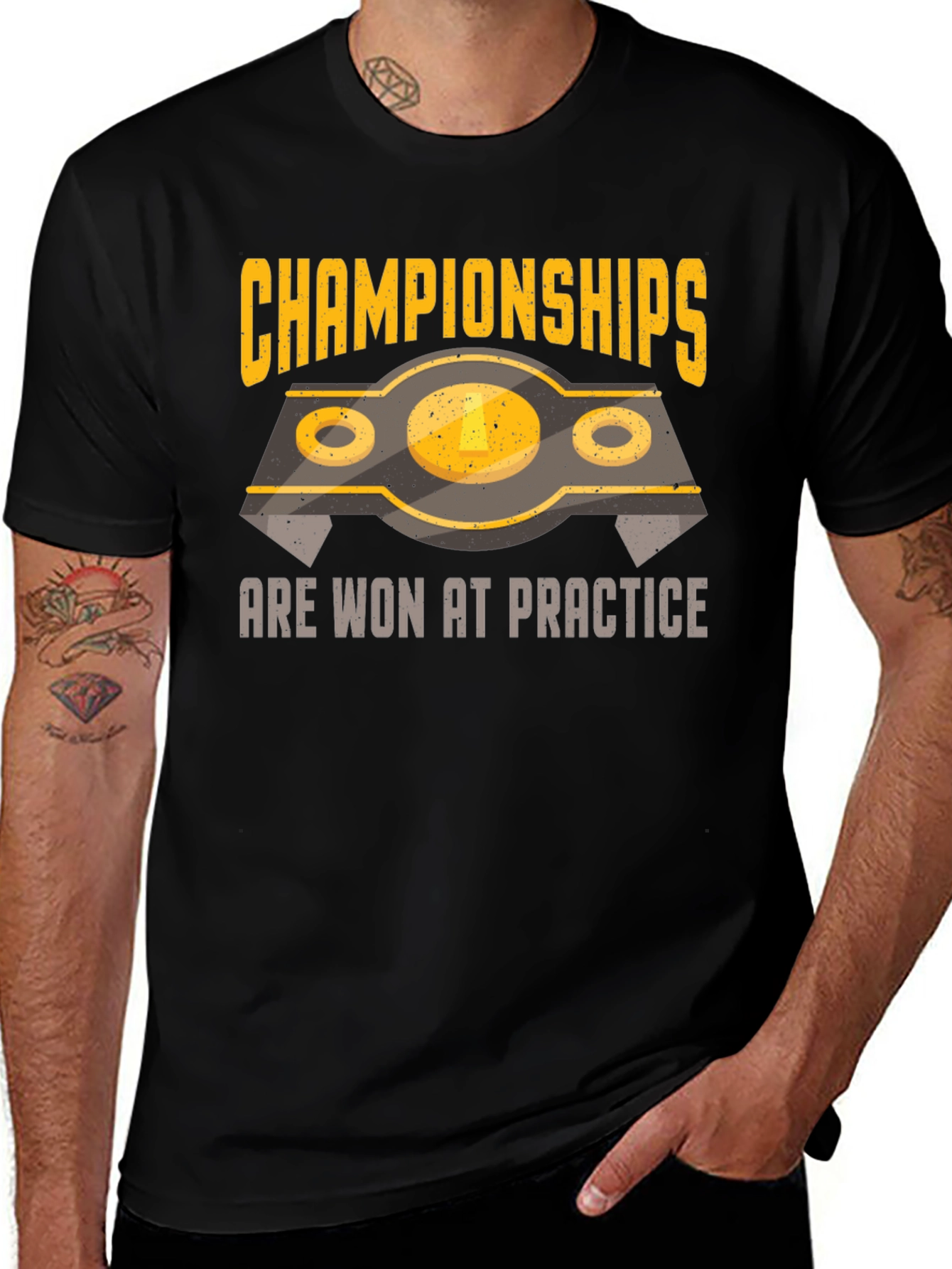 Variant 18 of Championships Are Won at Practice T-Shirt