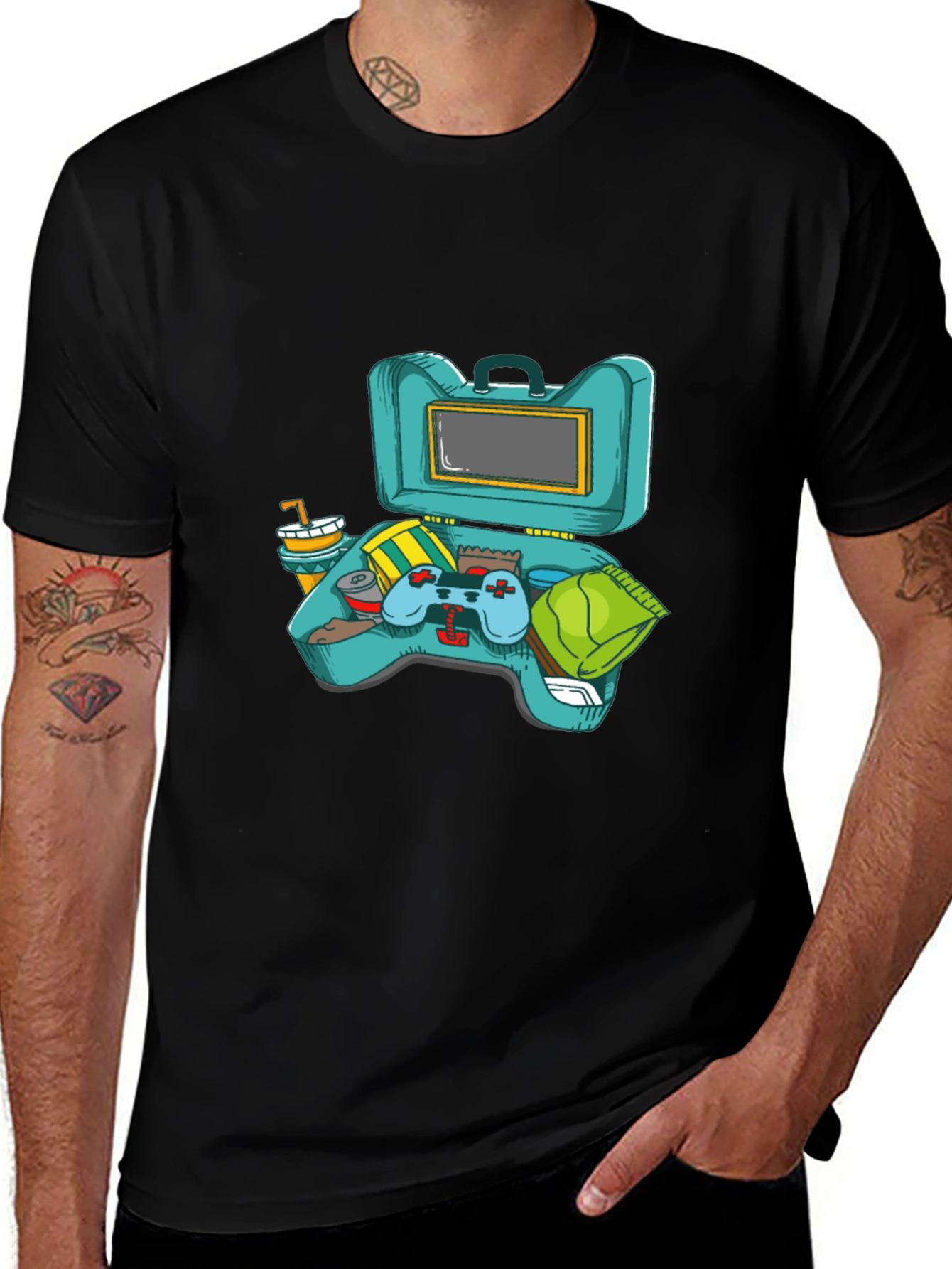 Gamer's Essentials T-Shirt - Novelty Design
