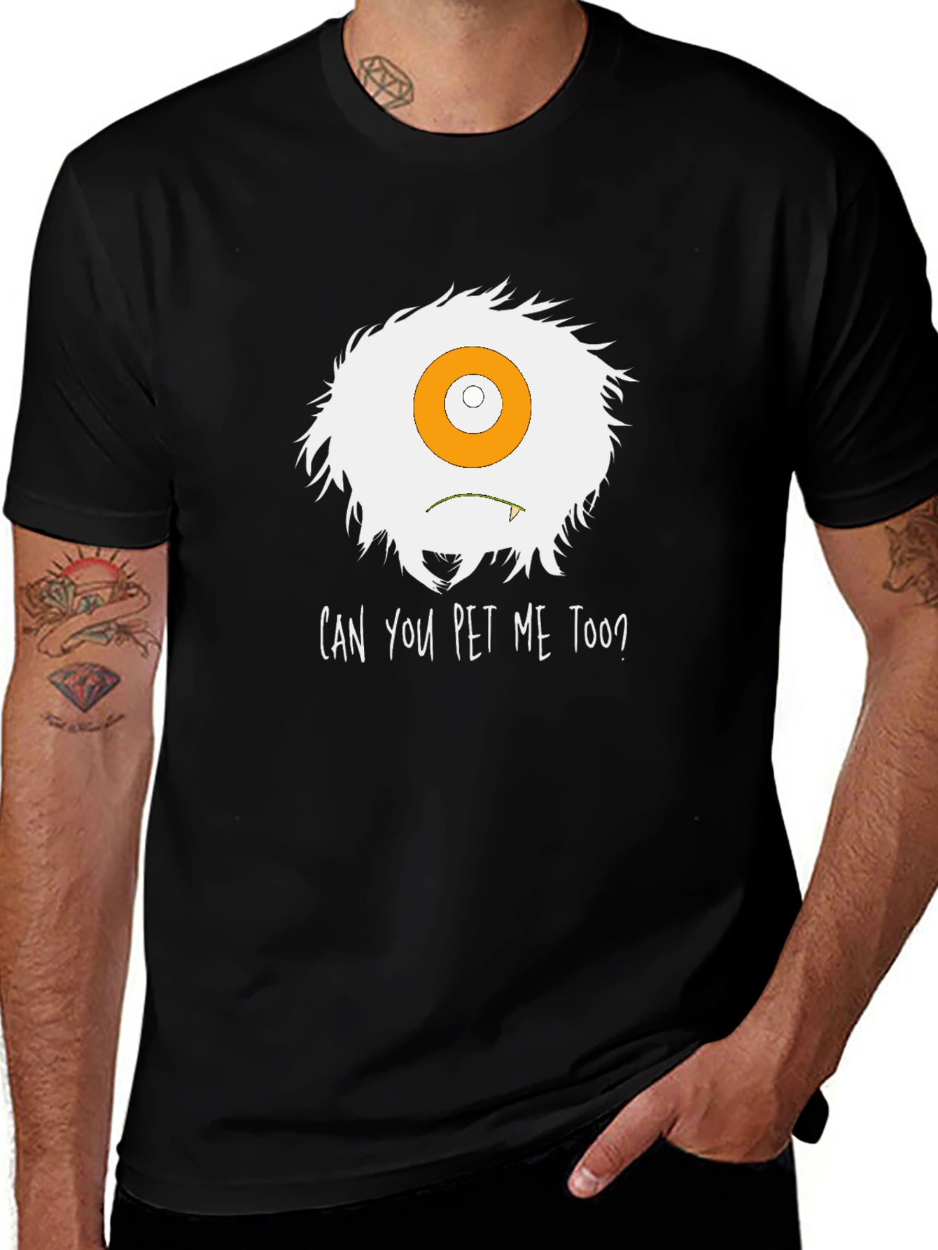 Variant 19 of Can You Pet Me Too? Monster Graphic Tee