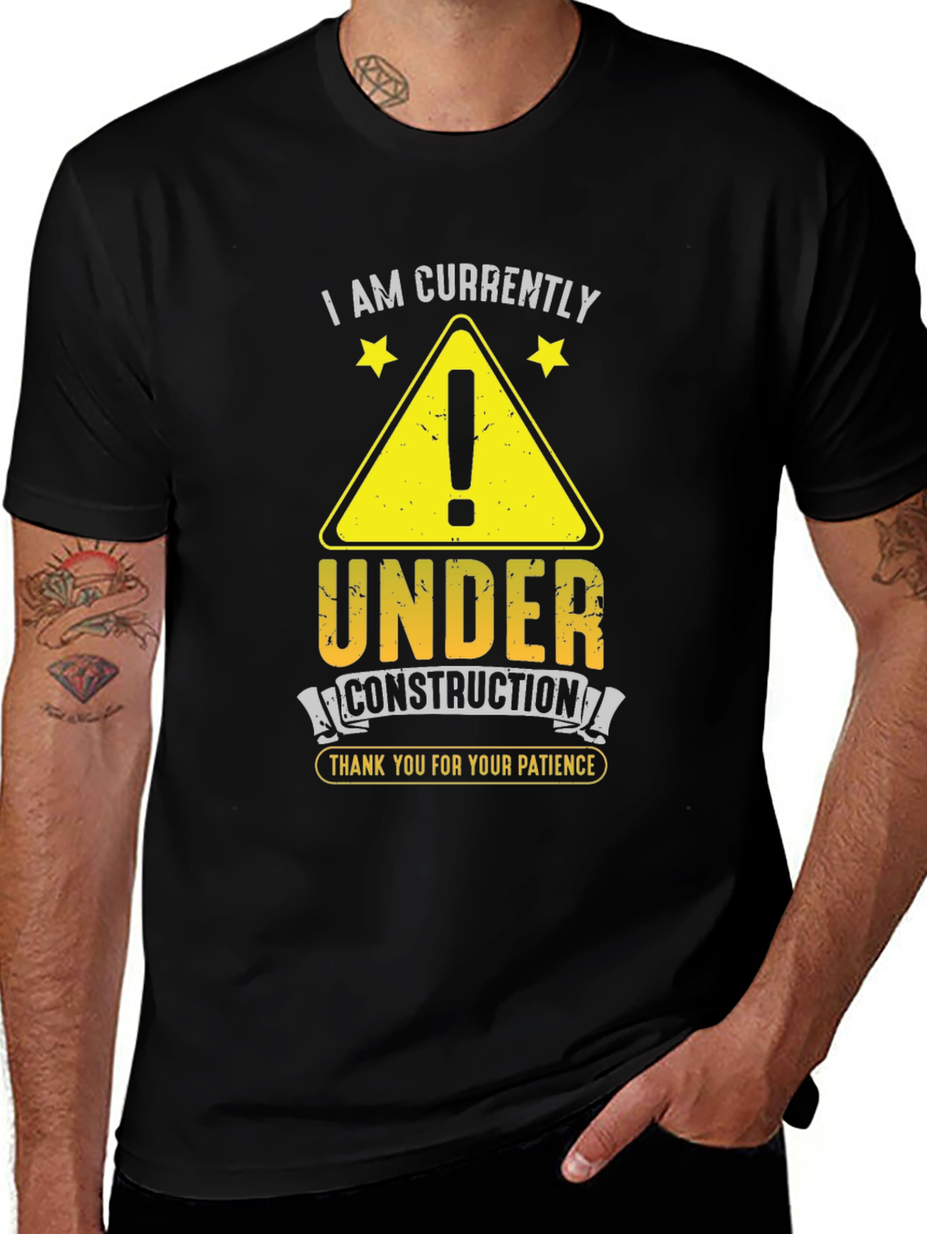 Variant 5 of Under Construction Graphic T-Shirt