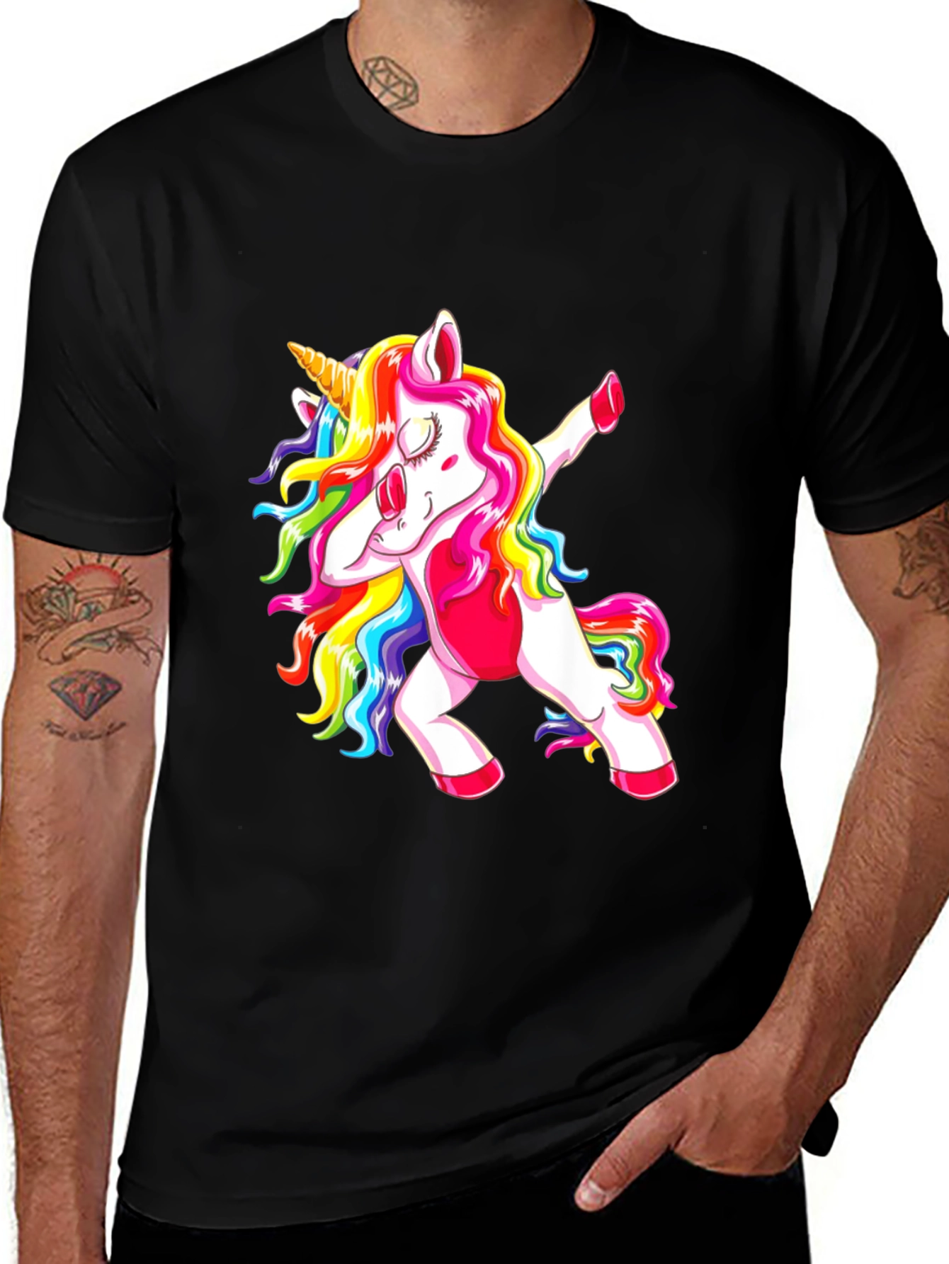 Variant 25 of Dabbing Unicorn Graphic Tee