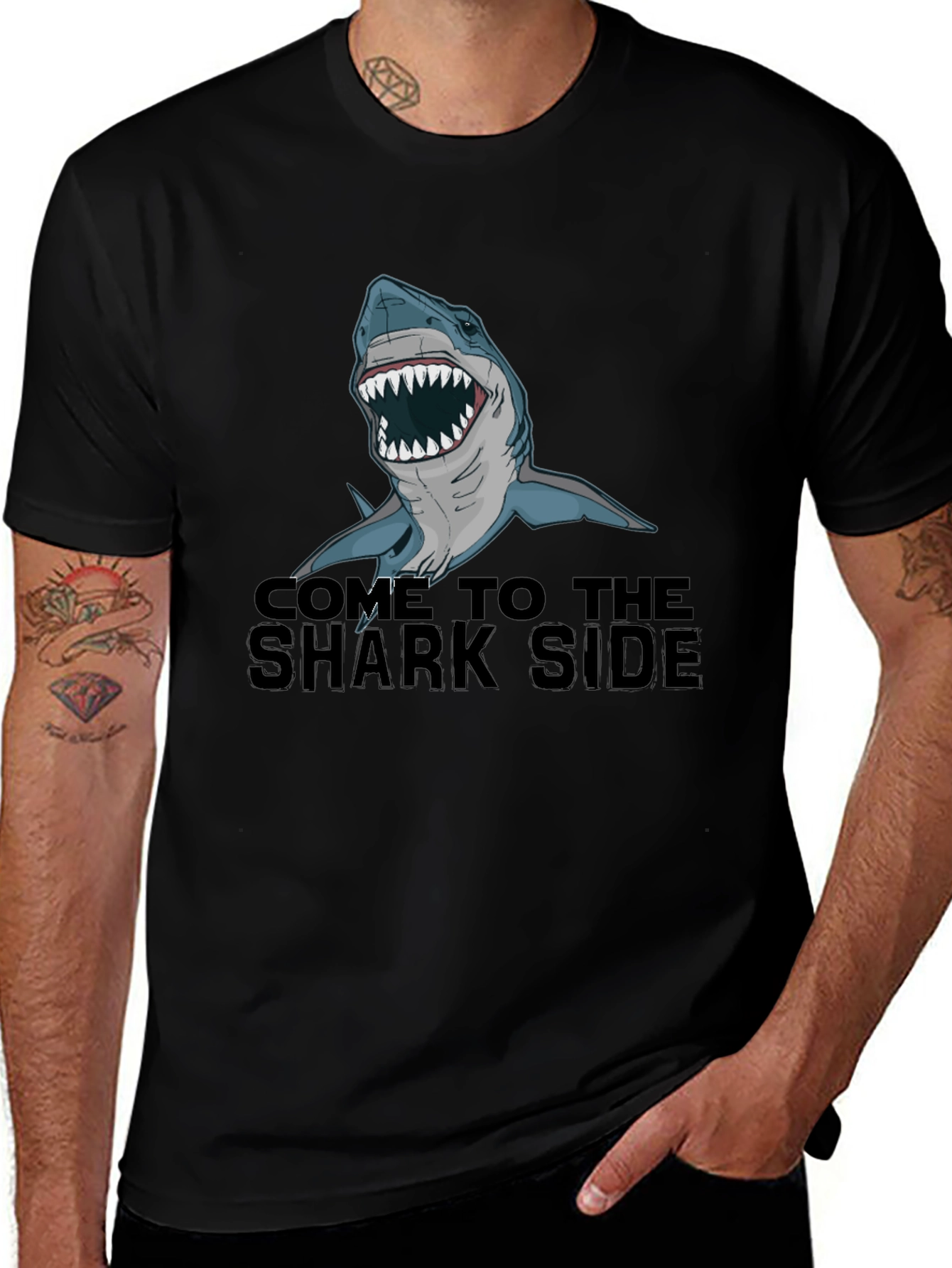 Variant 14 of Come To The Shark Side Graphic T-Shirt