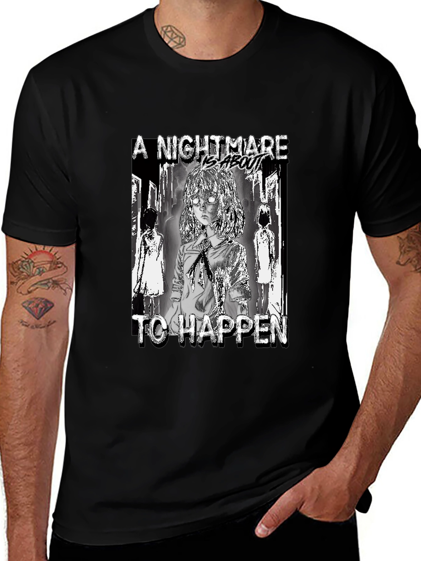 Variant 9 of Nightmare About to Happen Graphic T-Shirt