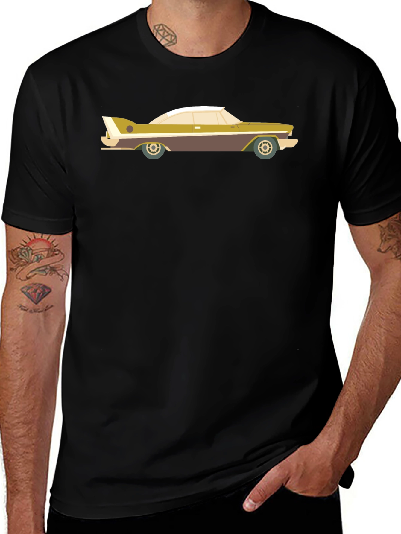 Retro Car Graphic Tee - Classic Cool