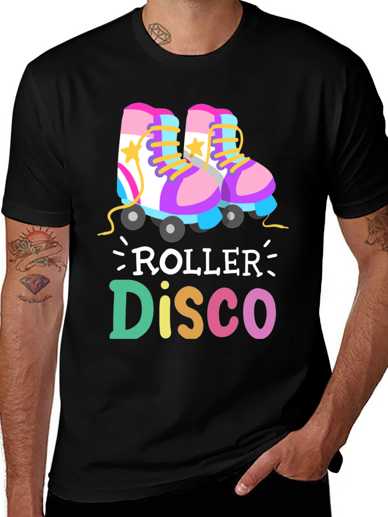 Variant 6 of Retro Roller Disco T-Shirt
