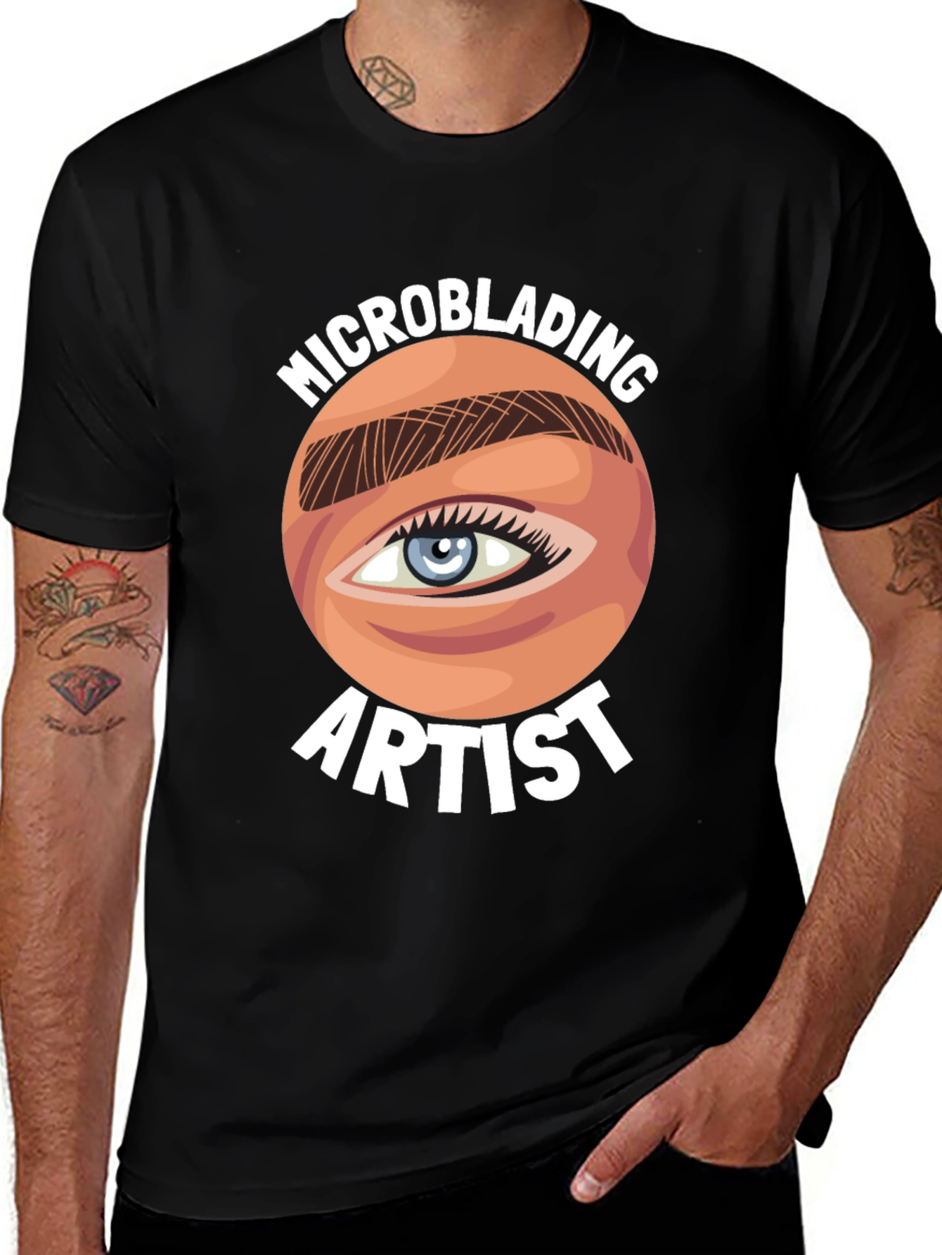 Variant 18 of Microblading Artist Graphic T-Shirt