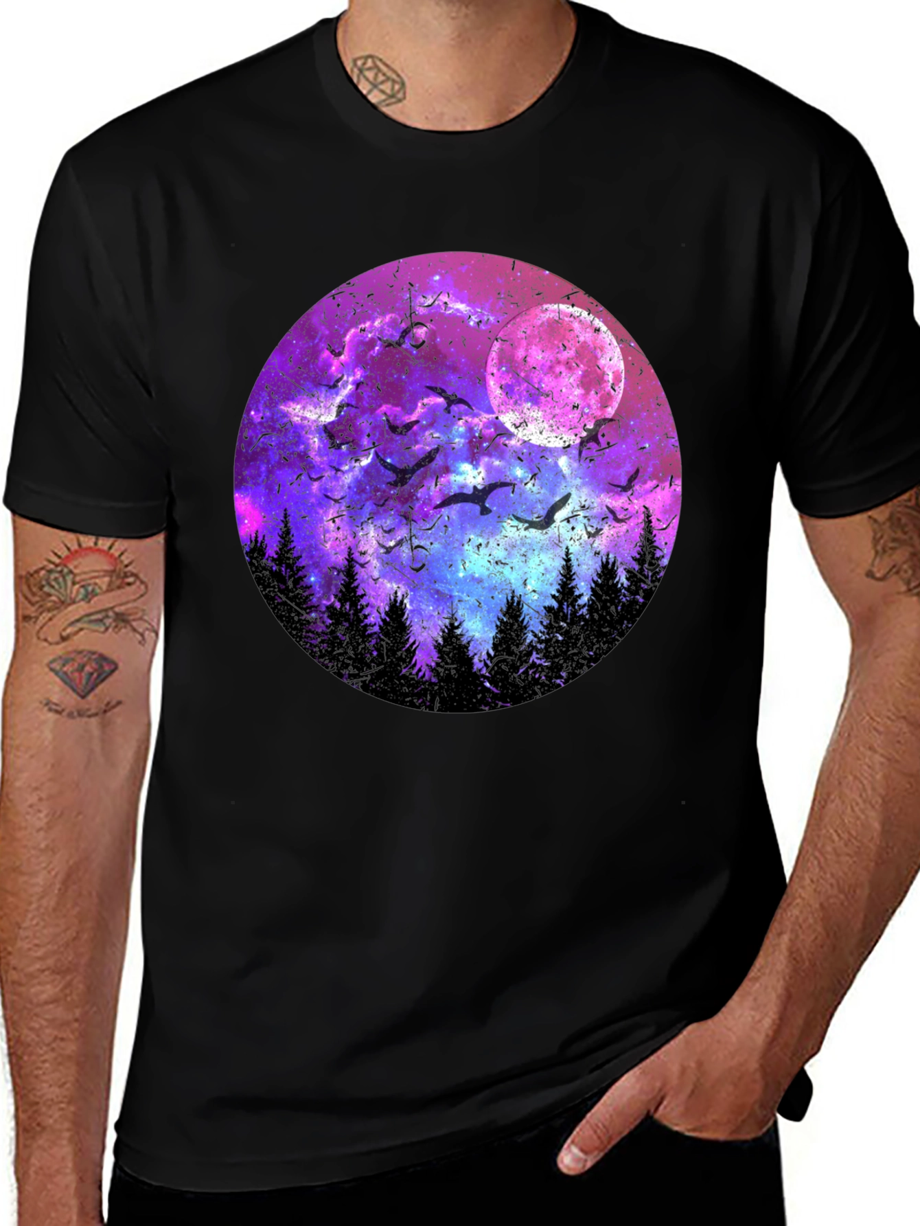 Variant 28 of Mystic Night Sky T-Shirt