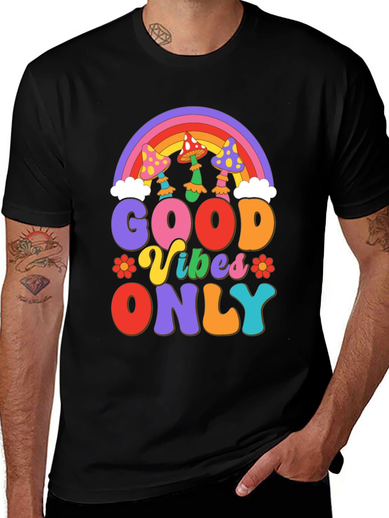 Variant 28 of Good Vibes Only Graphic Tee