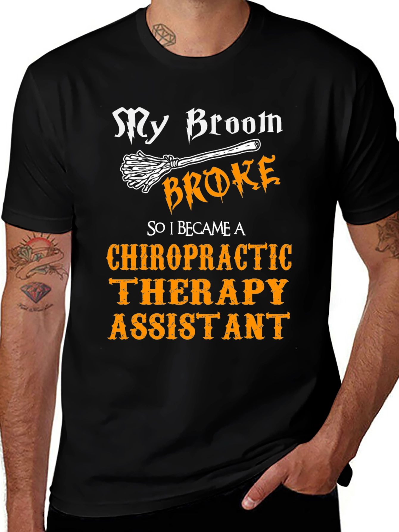 Chiropractic Therapy Assistant Halloween T-Shirt
