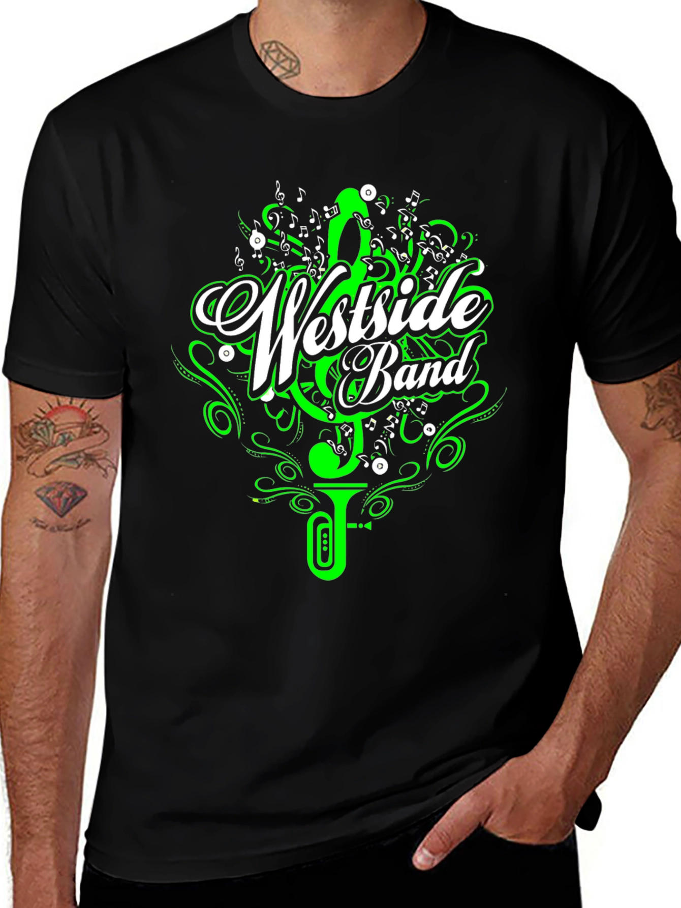 Westside Band Graphic T-Shirt - Black
