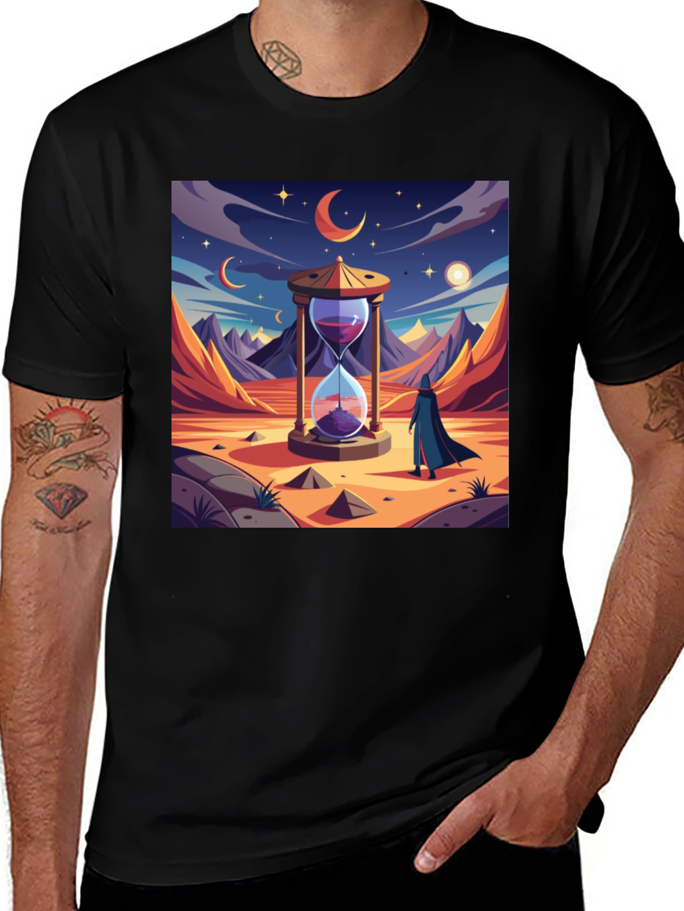 Variant 15 of Hourglass Desert Graphic Tee