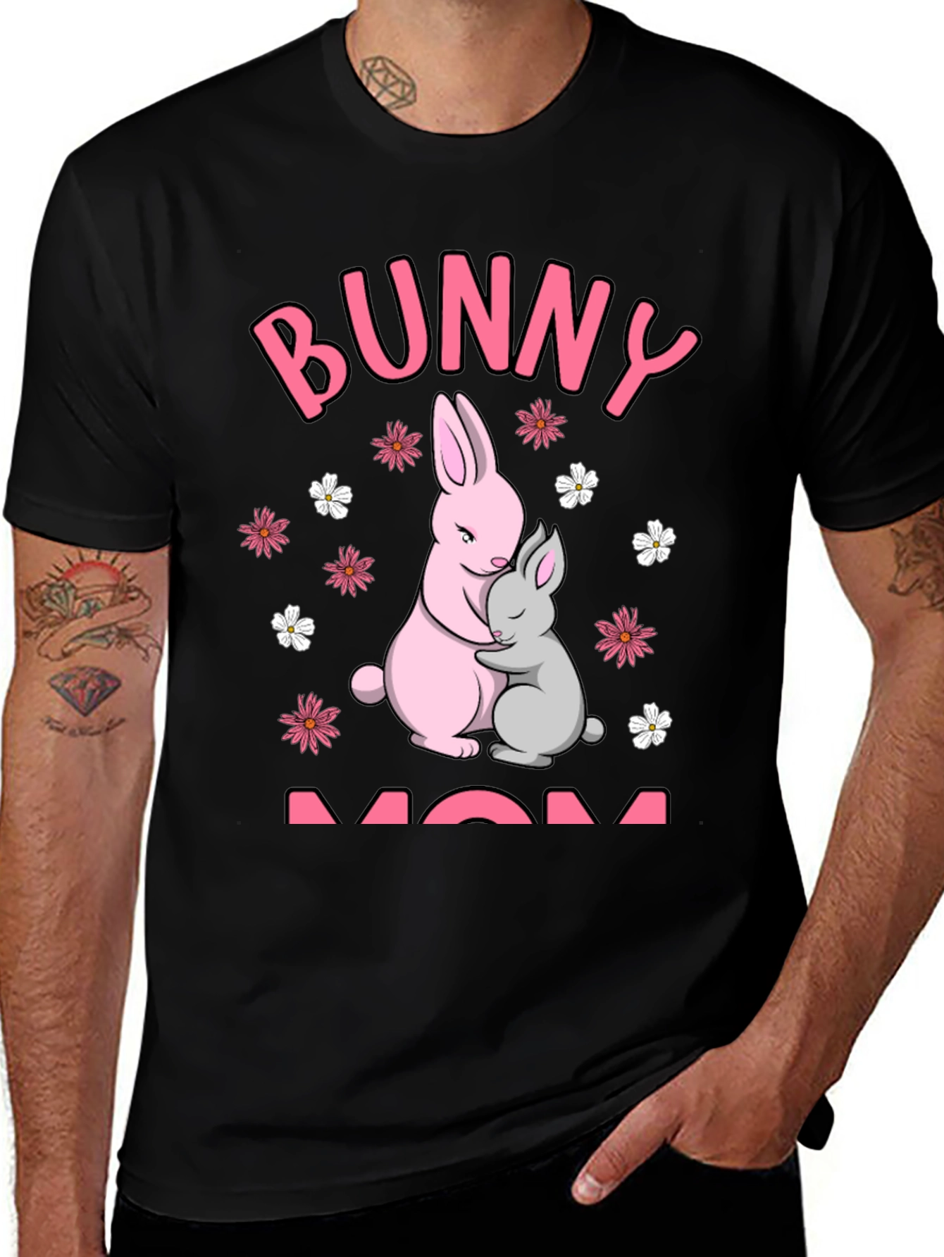 Bunny Mom T-Shirt - Cute Easter Tee