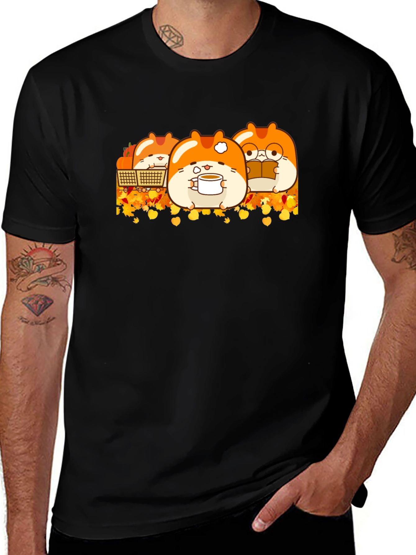 Variant 23 of Cute Hamster Graphic Tee