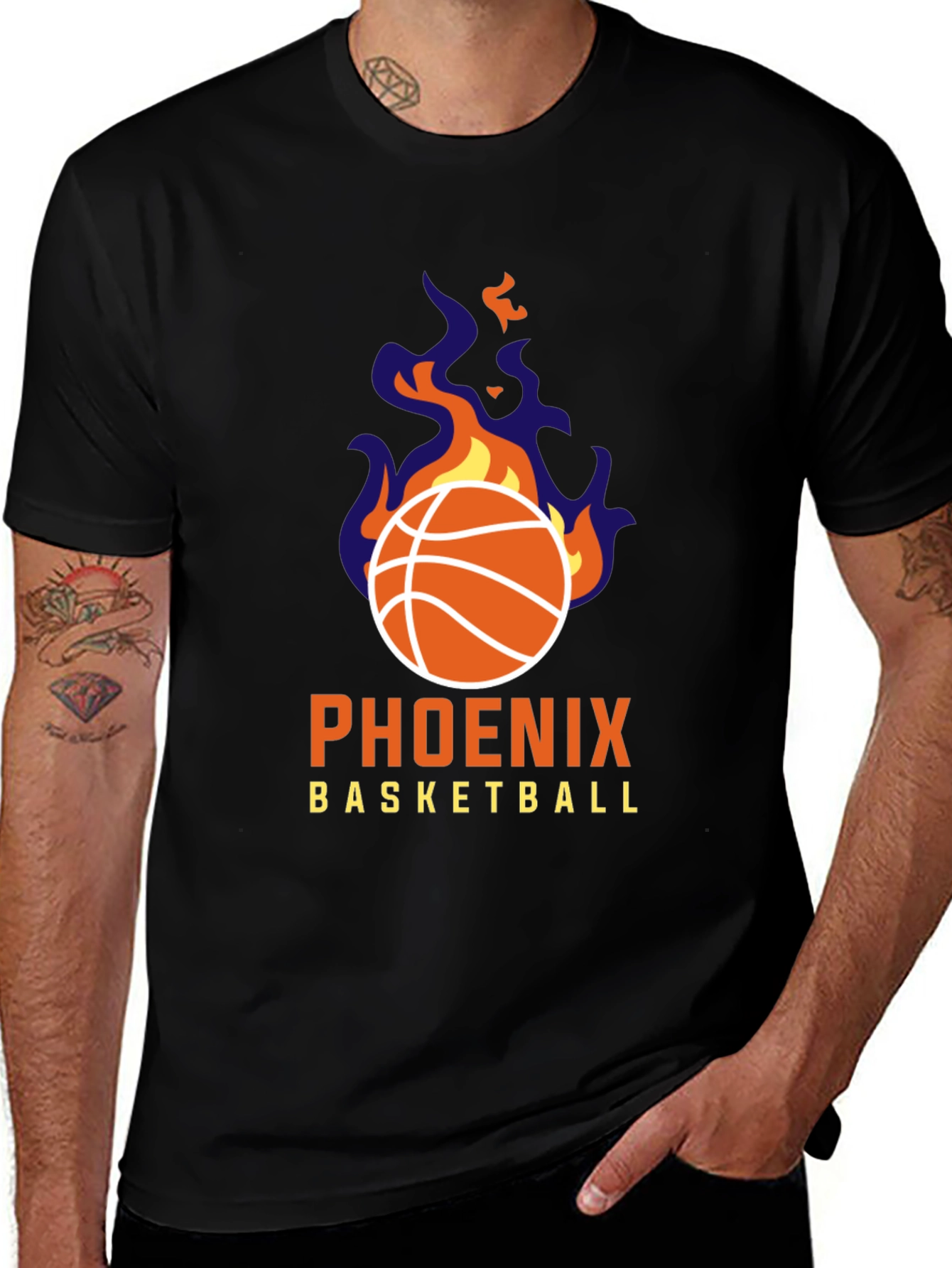 Variant 25 of Phoenix Basketball Graphic T-Shirt