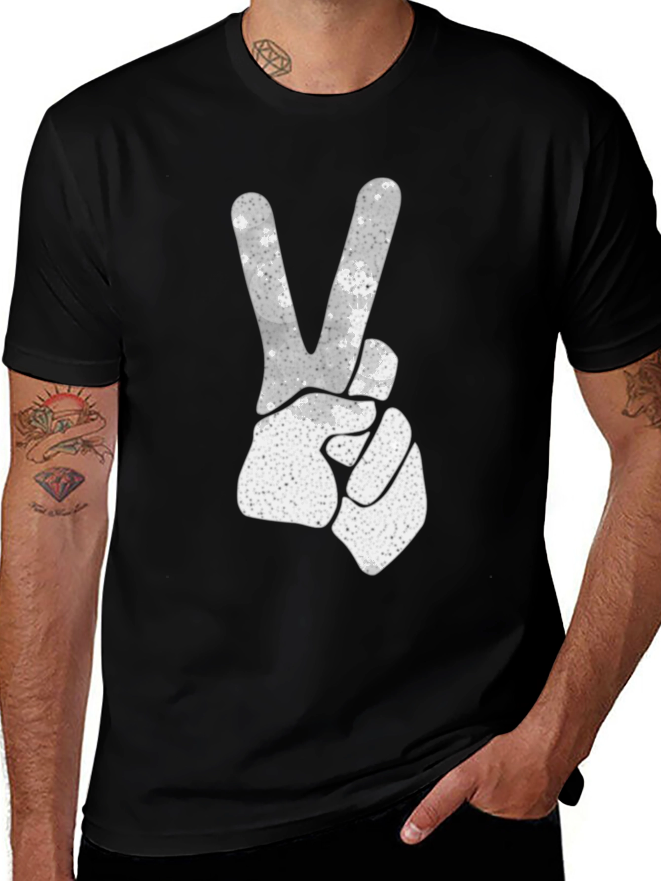 Variant 23 of Peace Sign Graphic T-Shirt